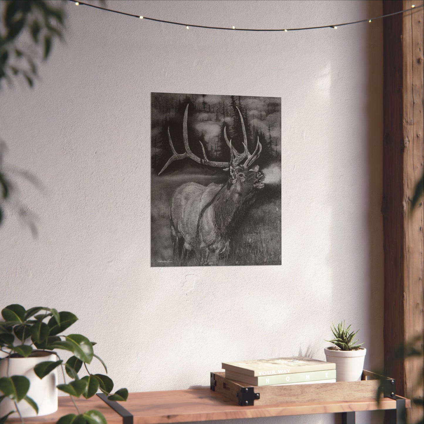 Mountain Music, Elk Fine Art Print
