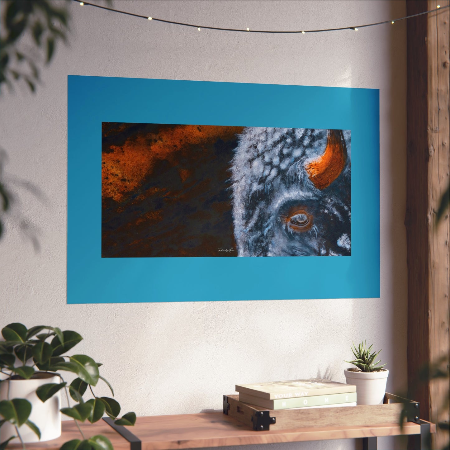 Storm Bison, Fine Art Print