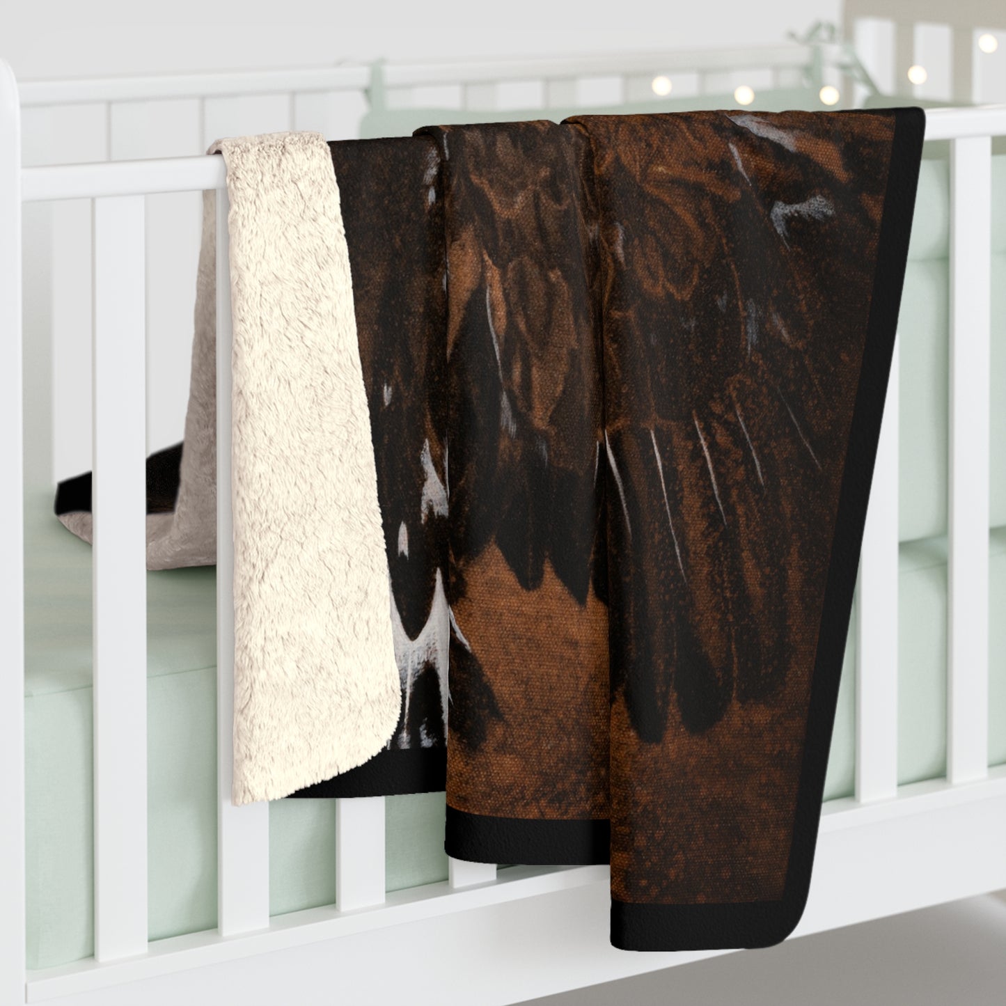 Golden Flight, Eagle Sherpa Fleece Blanket