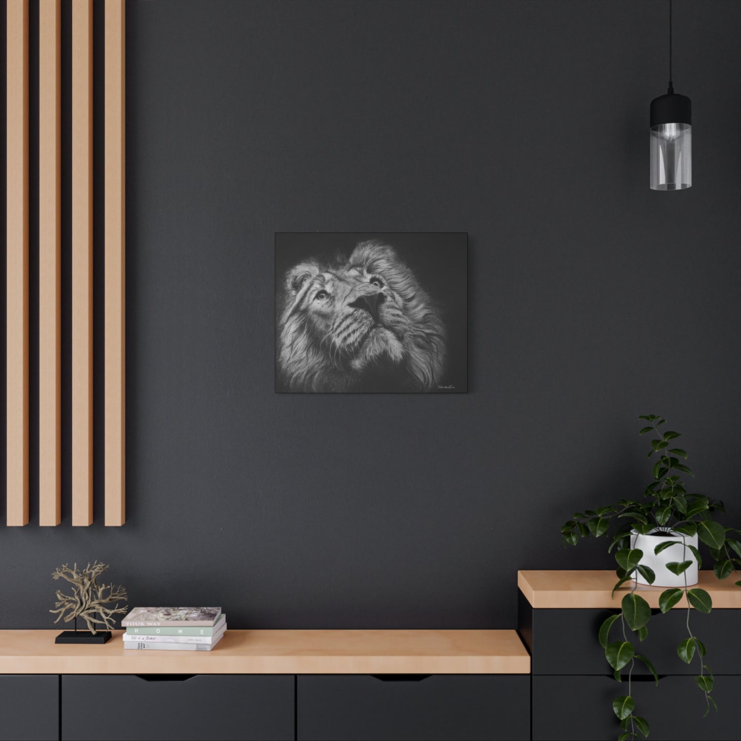 Renown, Majestic Lion Canvas Print
