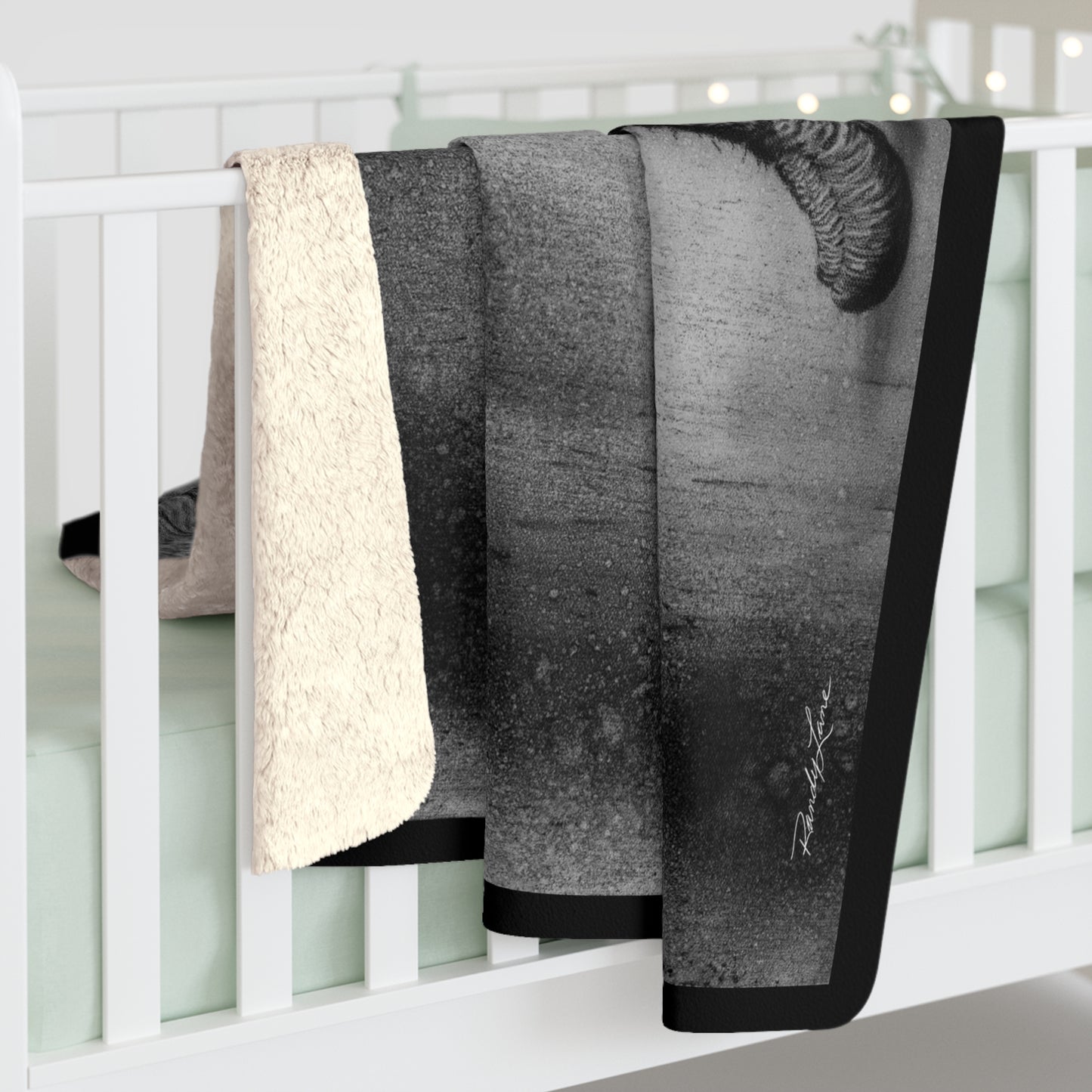 Trunks of Love, Elephant Sherpa Fleece Blanke