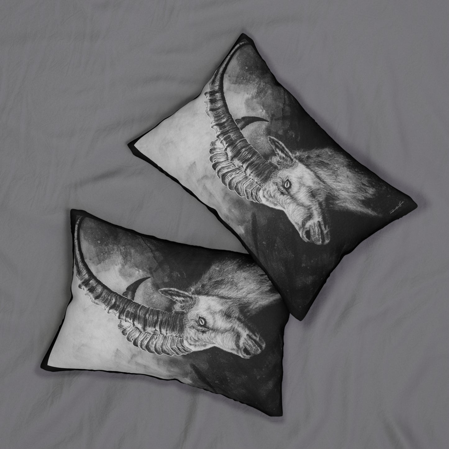 Apex, Alpine Goat Lumbar Pillow