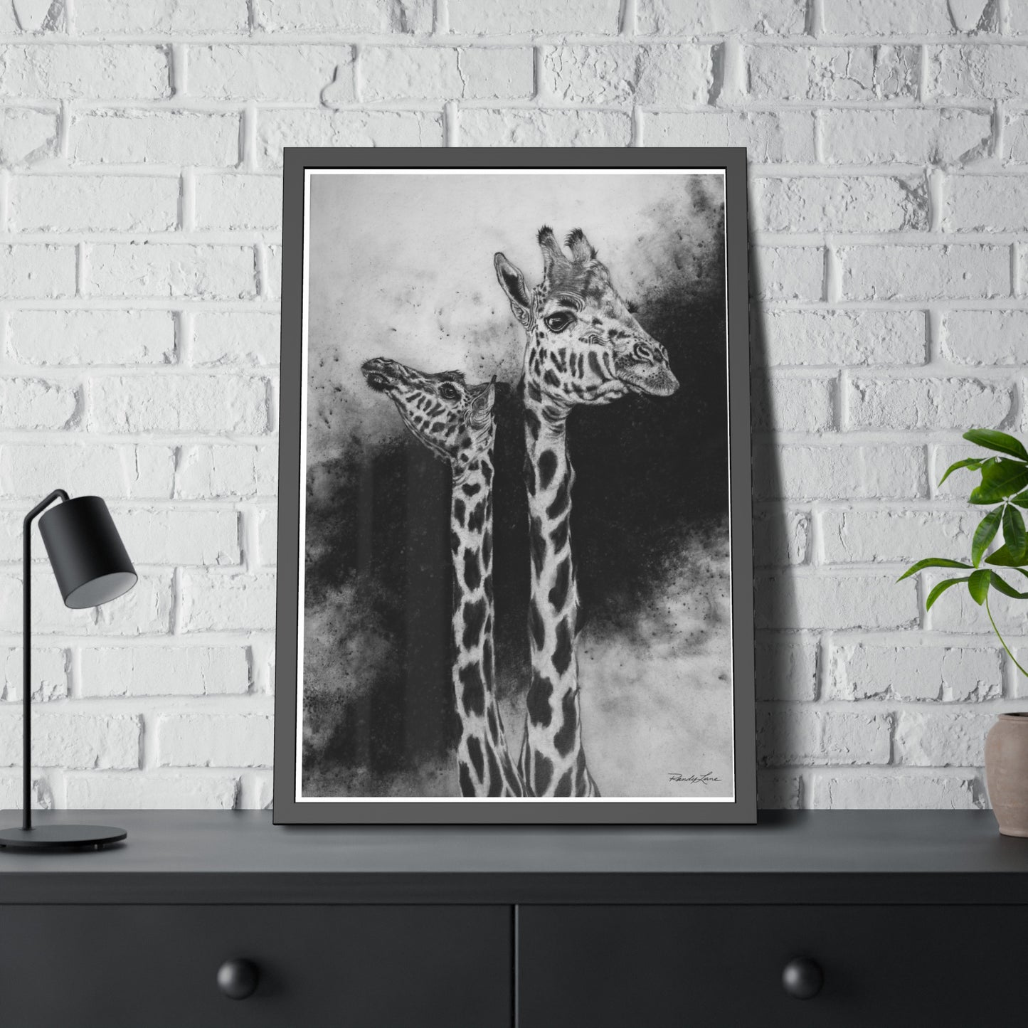 Grace in the Grasslands, Framed Fine Art Prints