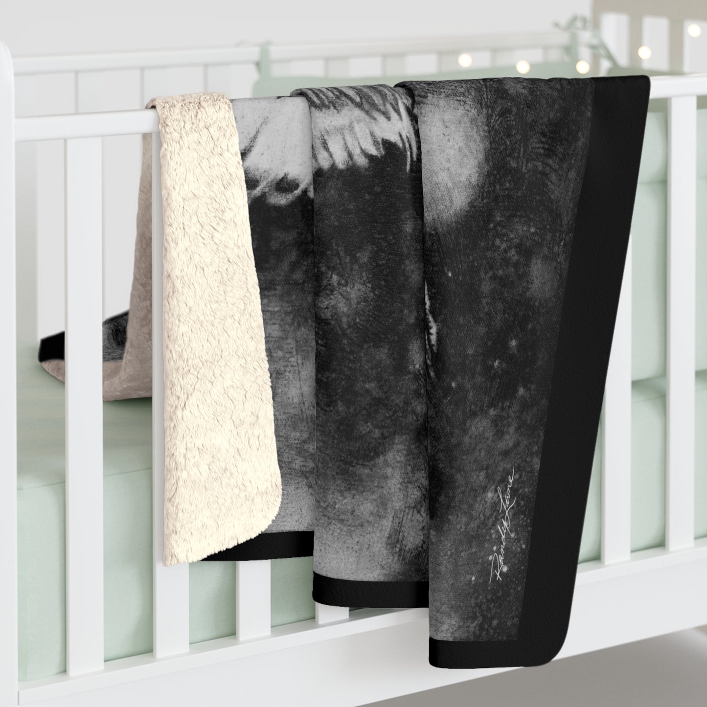 Flare, Cozy Sherpa Fleece Blanket with Duck Design