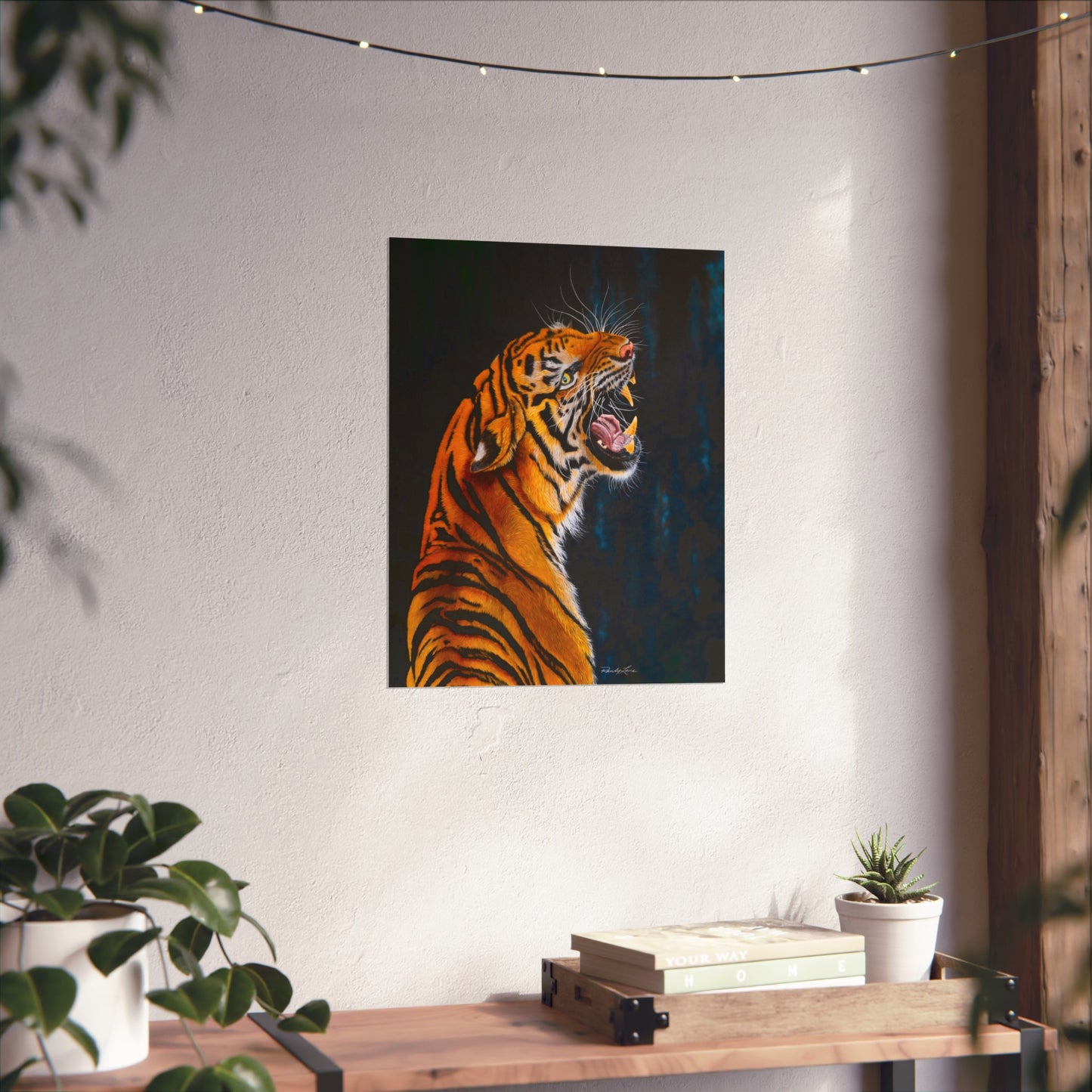 Beautifully Bold, Roaring Tiger Fine Art Print