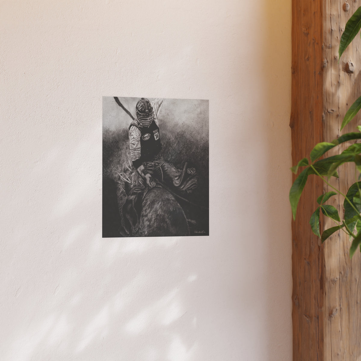 Getting Frosty, Bull Rider Fine Art Print — (Satin or Archival Matte)