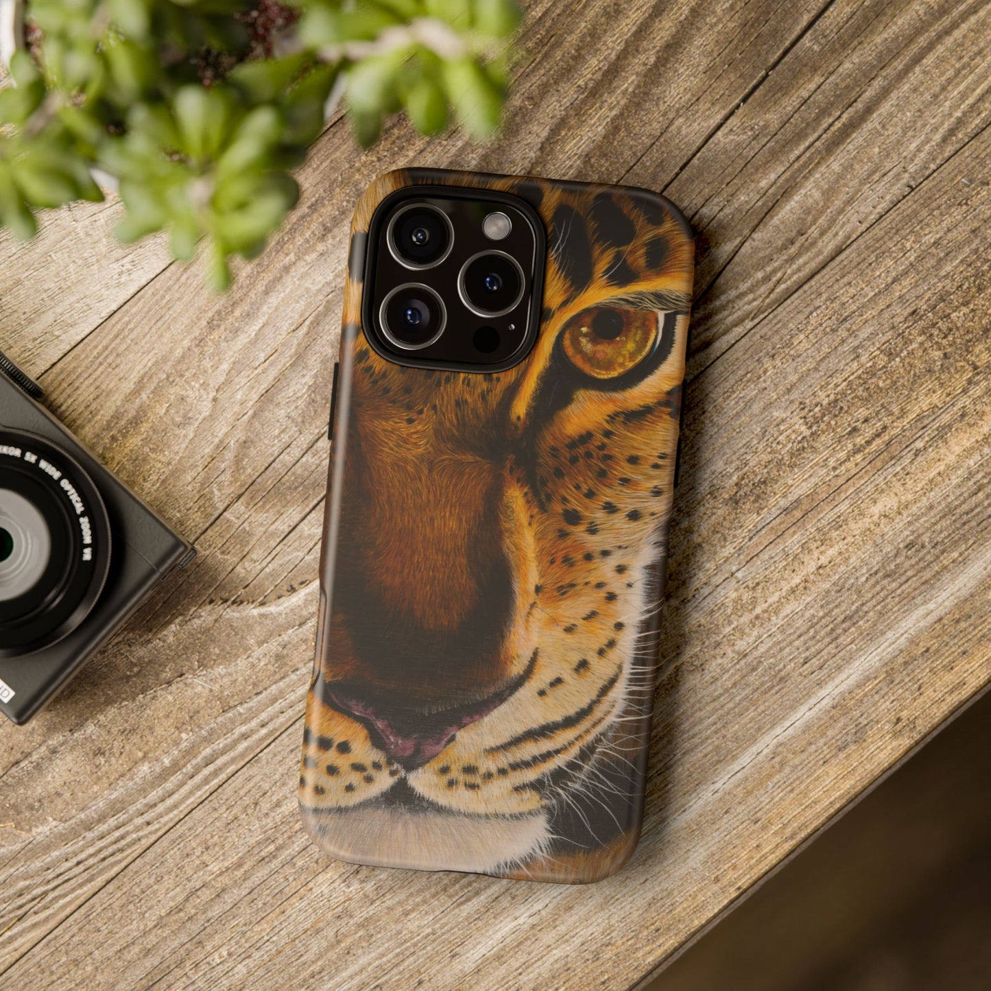 Windows to the Soul, Leopard Phone Case| Tough Cases