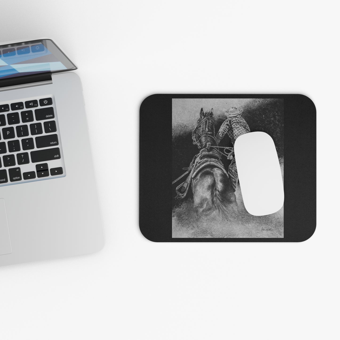The Dismount. Steer Roper Mouse Pad
