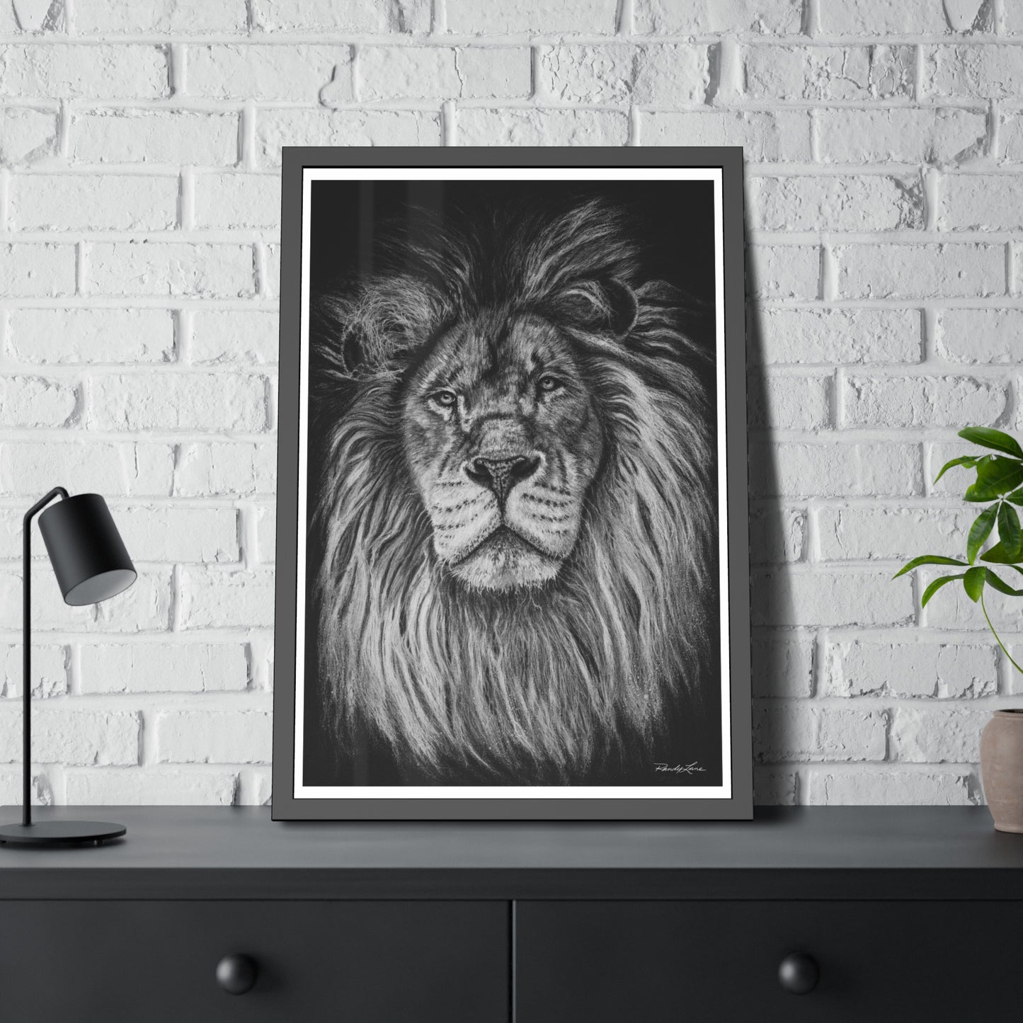 The Mane Event, Framed Fine Art Lion Prints