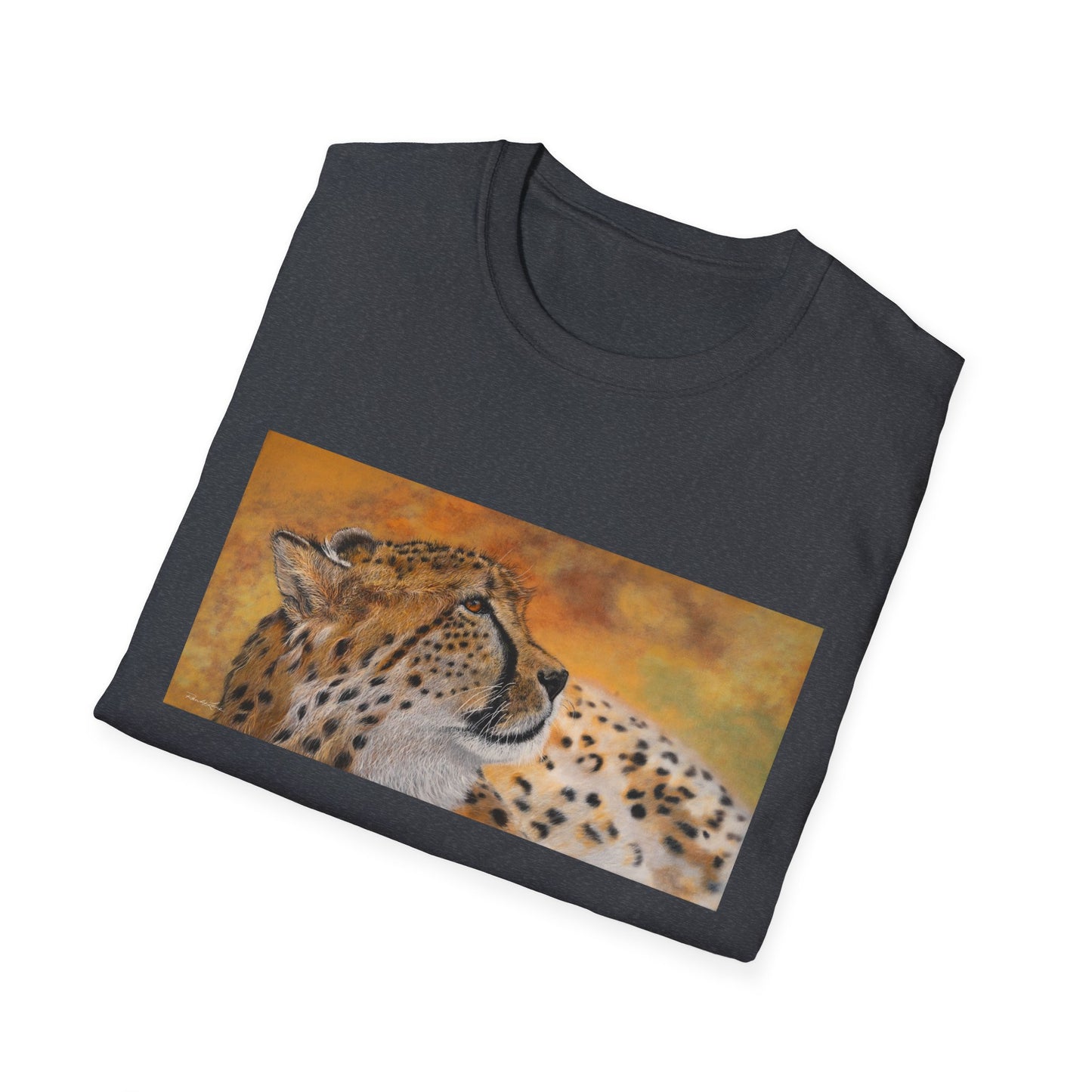 Cheetah Chill, Cheetah Unisex soft T-Shirt