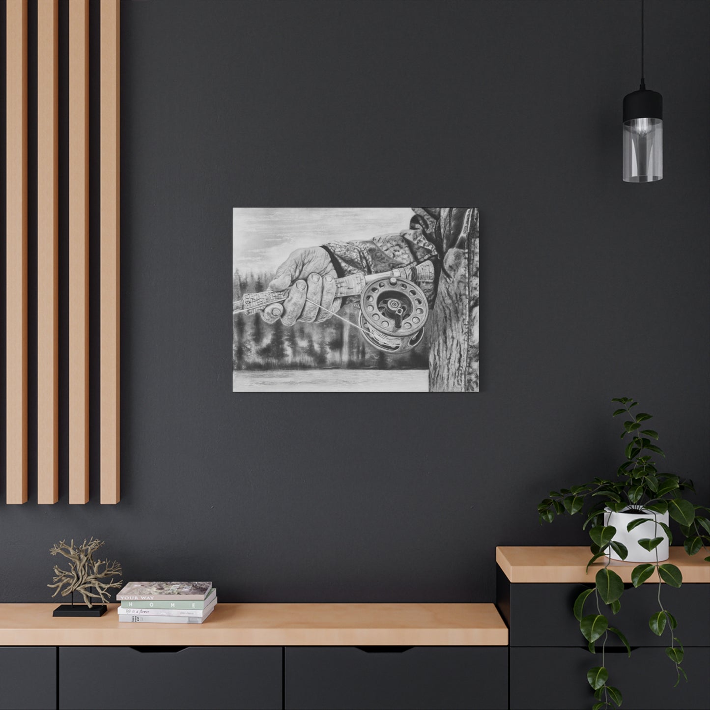 Therapy, Fishing Canvas Wall Art