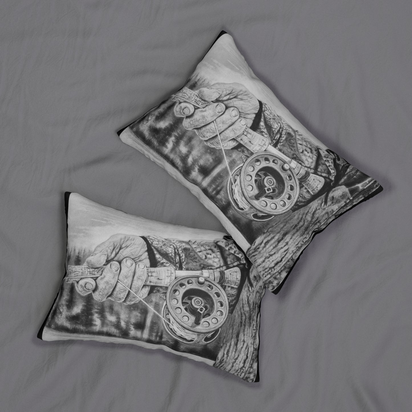 Therapy, Fly Fishing Enthusiast Lumbar Pillow