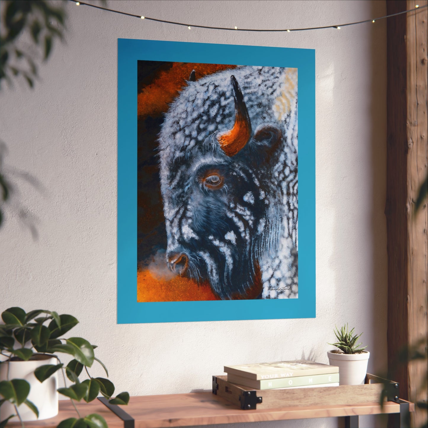 Storm Bison, Fine Art Print