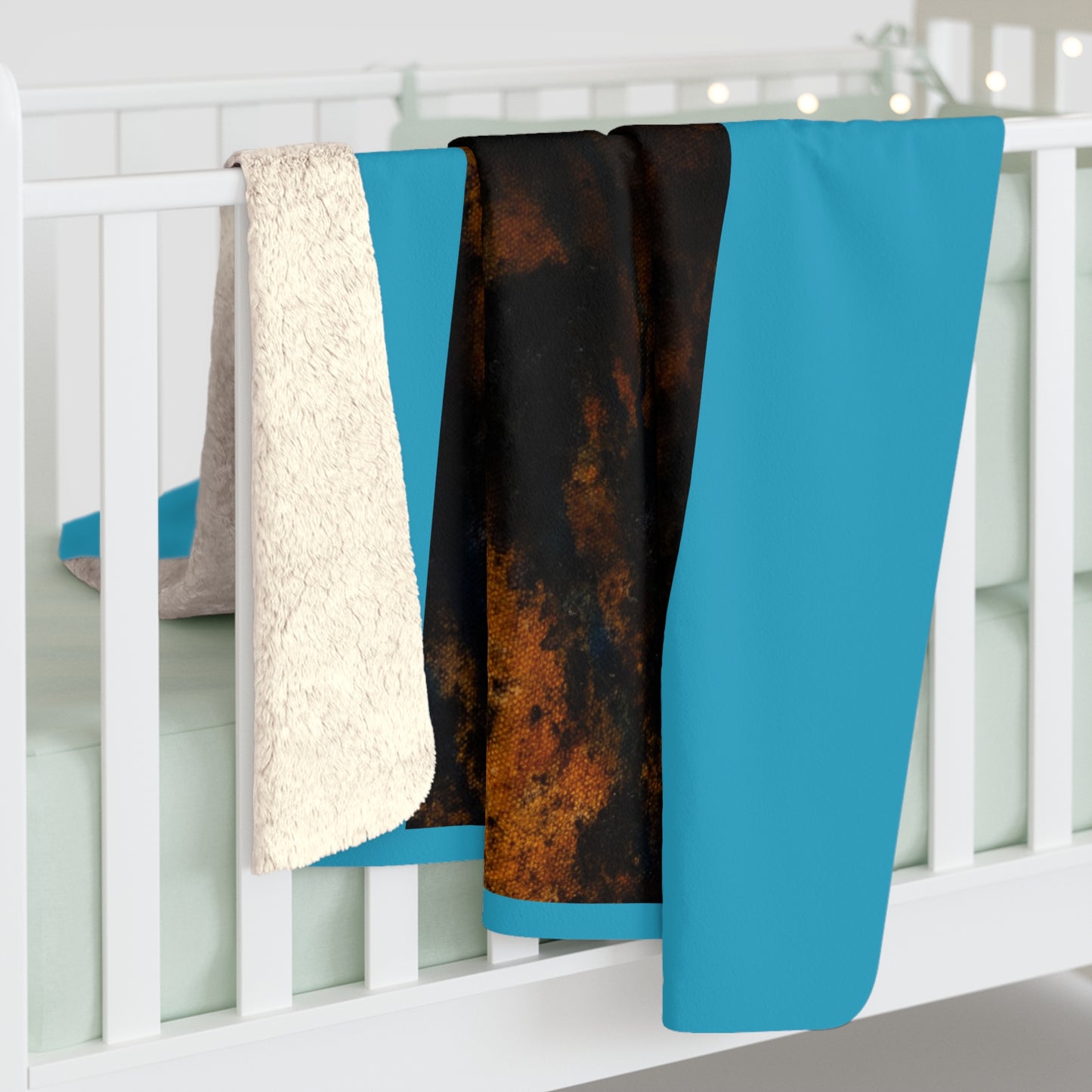 Storm Bison, Sherpa Fleece Blanket