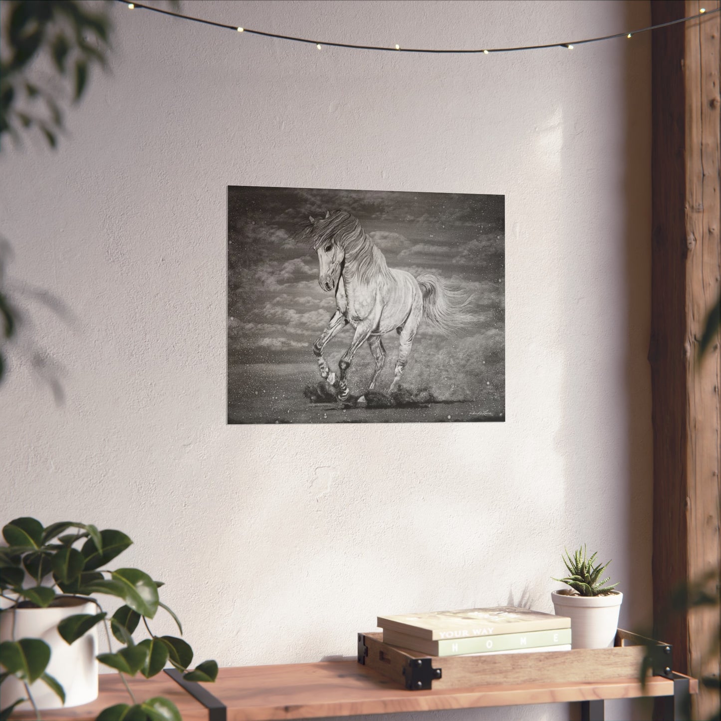 Equine Elegance. Prancing Horse Fine Art Print