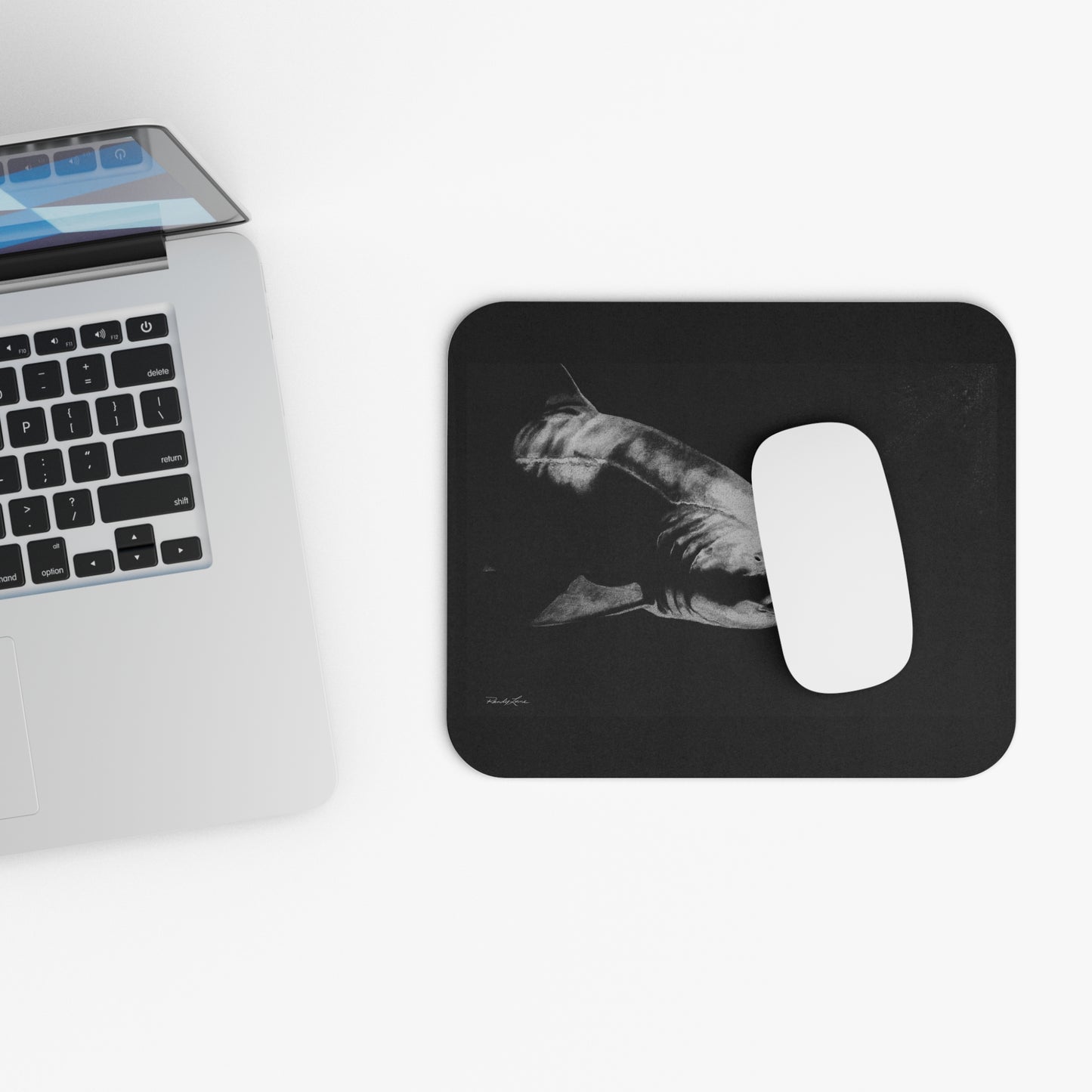 Below, Shark Mouse Pad