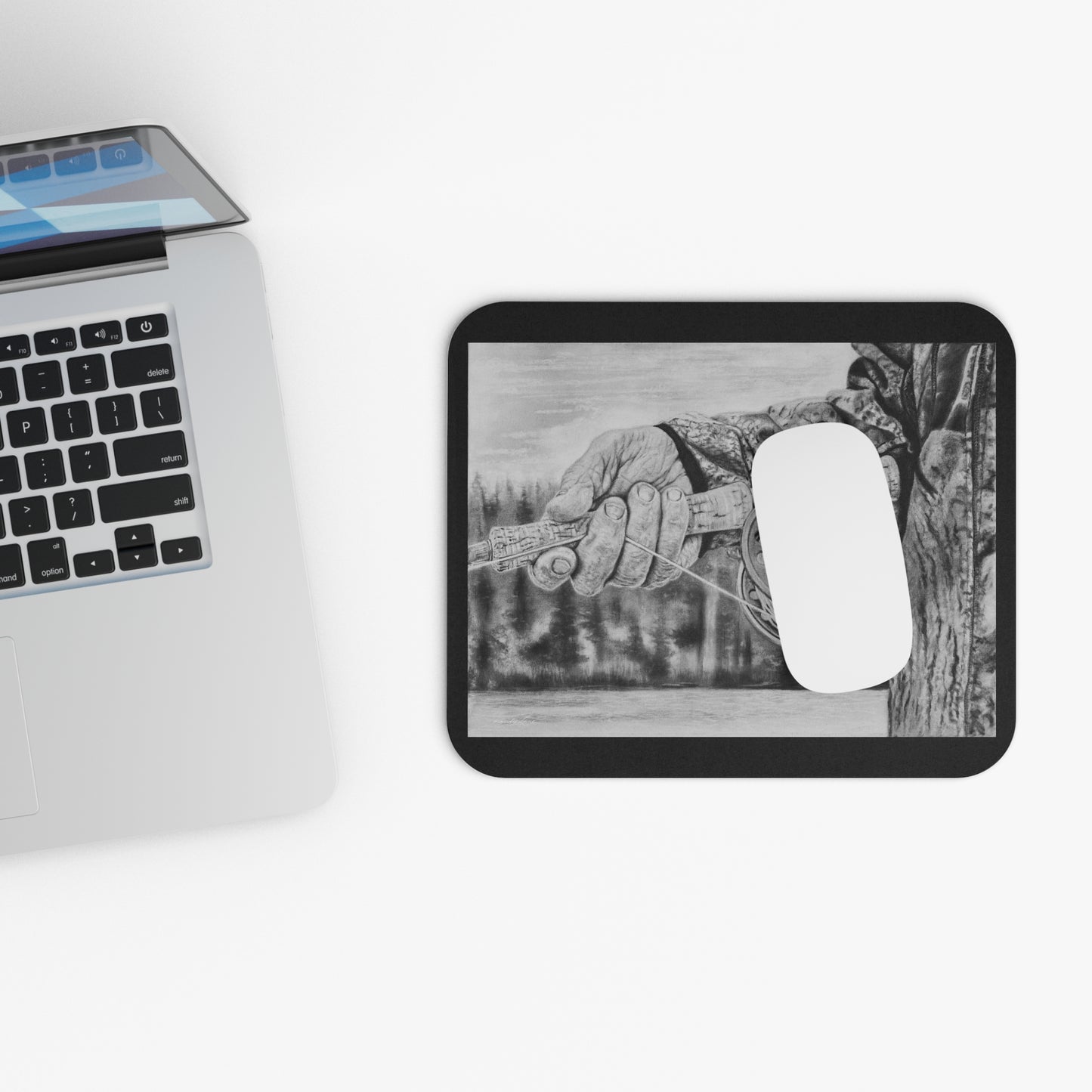 Therapy, Fishing Enthusiast Mouse Pad