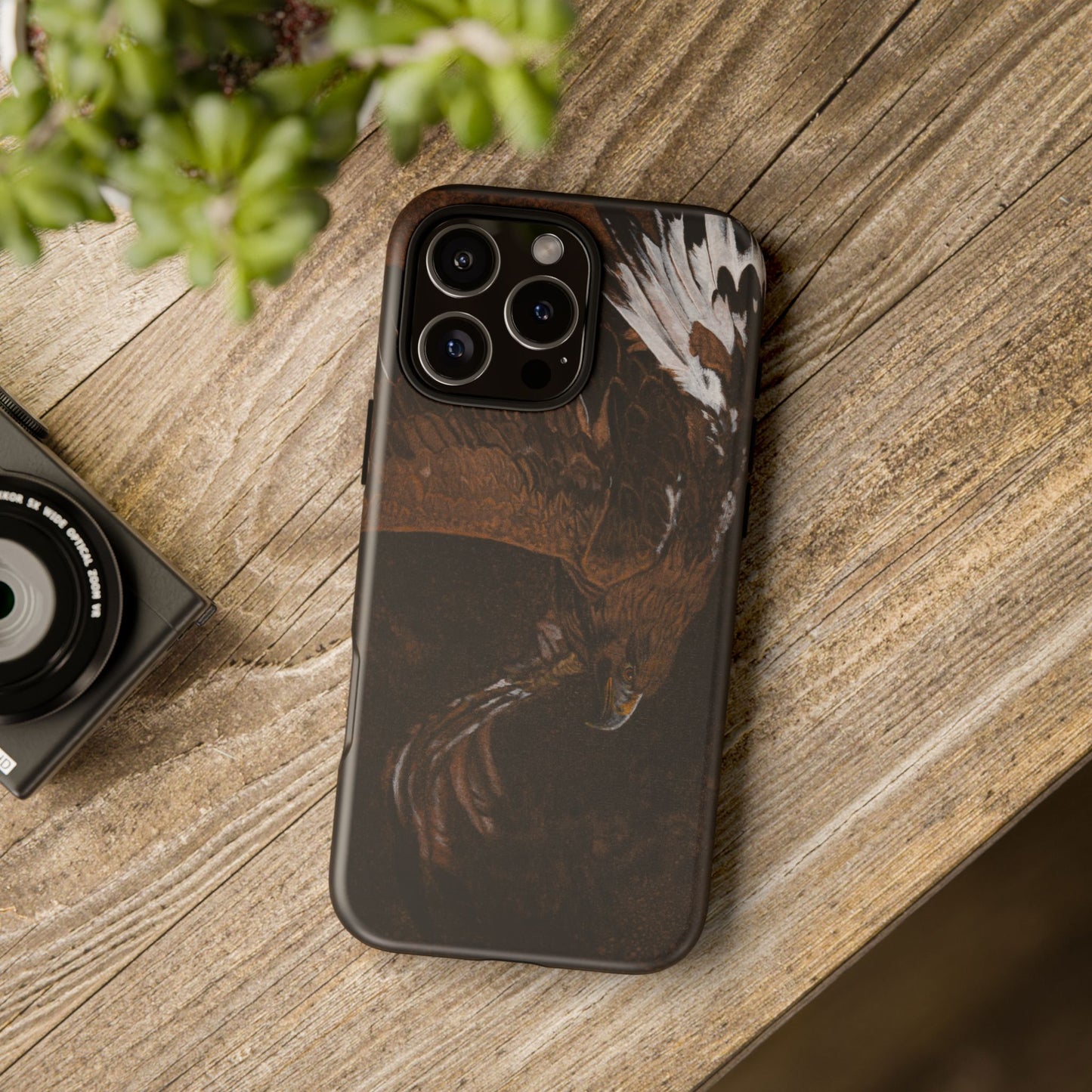 Golden Flight, Eagle Design Phone Case, Tough Cases