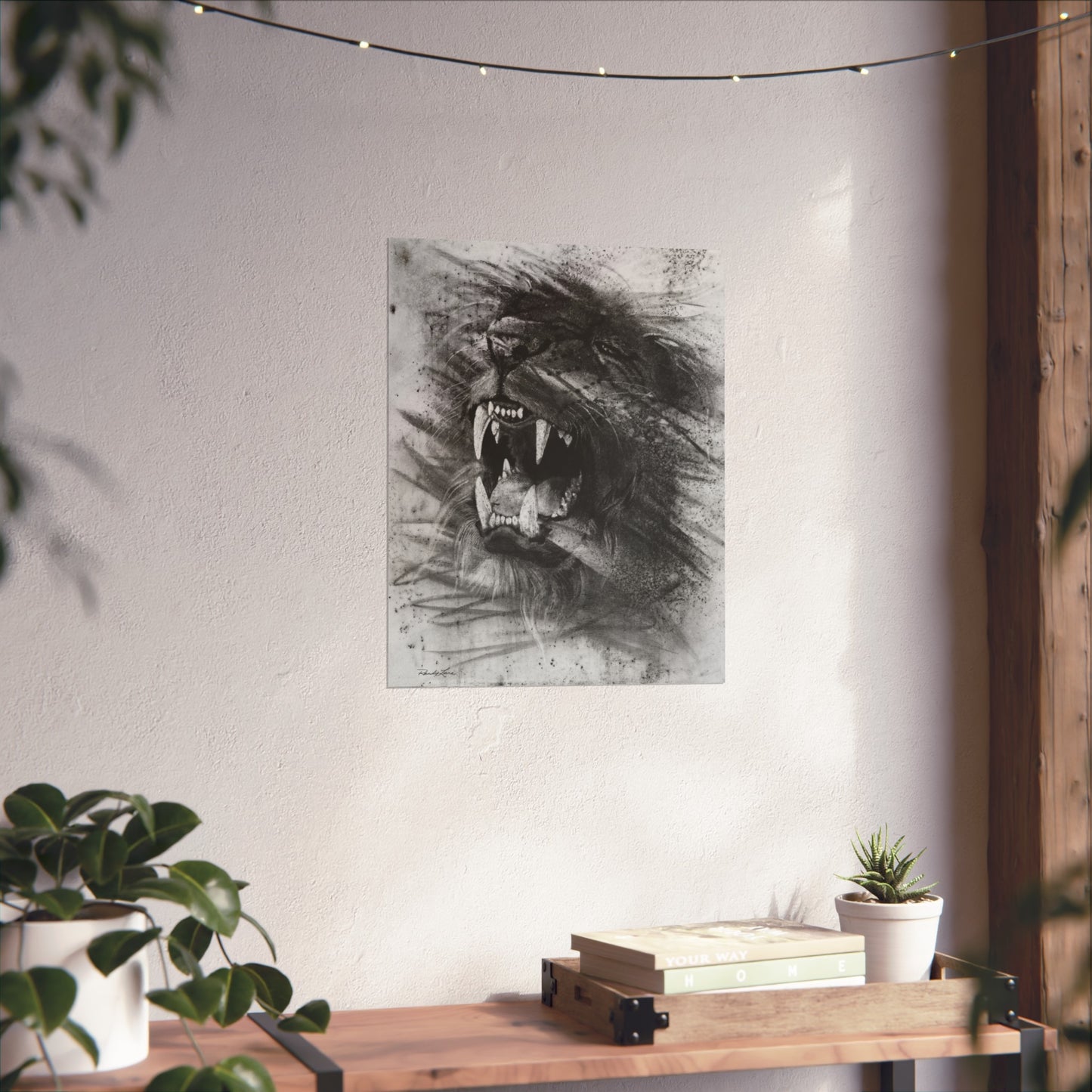 Let the Lion Roar, Lion Fine Art Print
