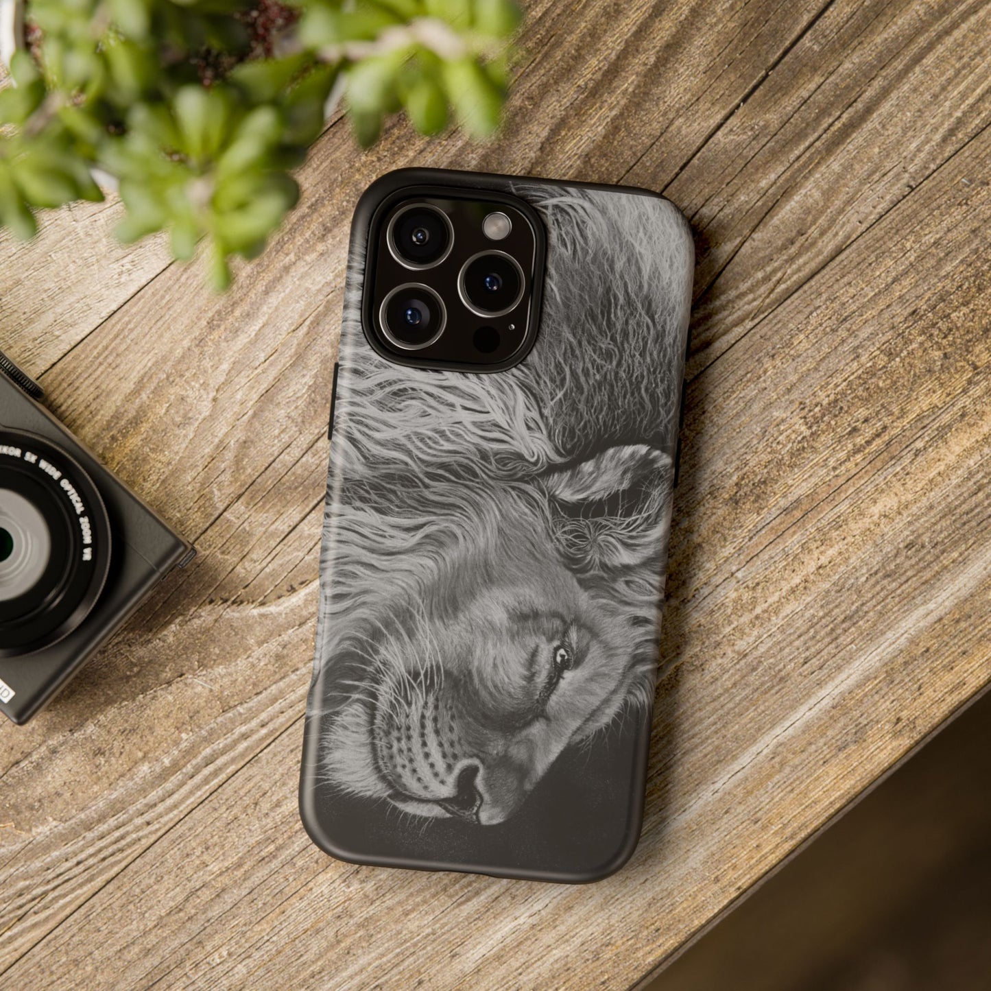 King of Cool, Lion Phone Case, Tough & Artistic Smartphone Case