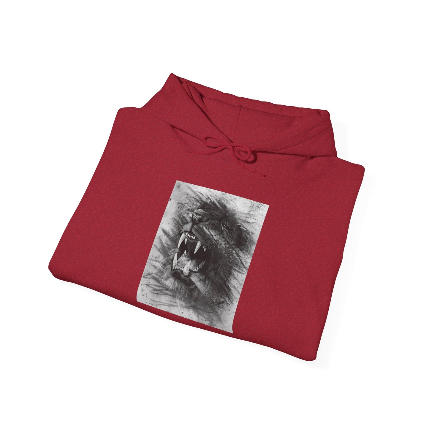 Let the Lion Roar, Lion Graphic Hoodie, Unisex Heavy Blend Hooded Sweatshirt