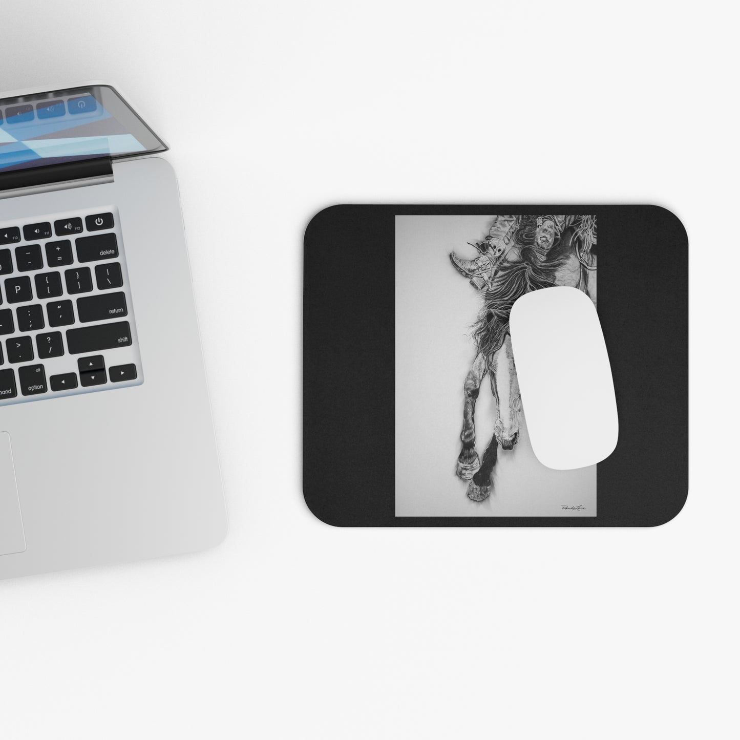 Crazy 8. Rodeo Artwork Mouse Pad