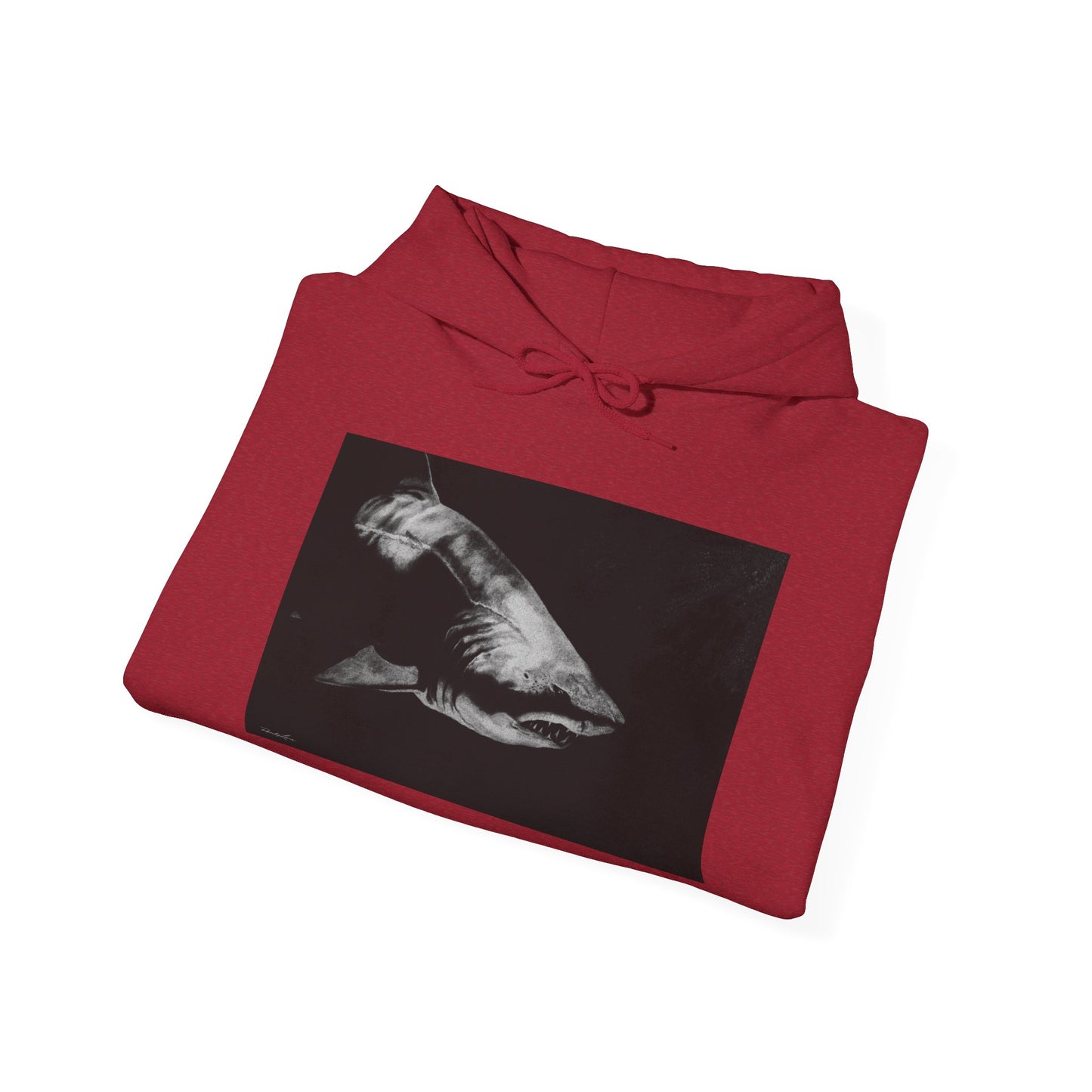 Below, Shark theme Unisex Hoodie