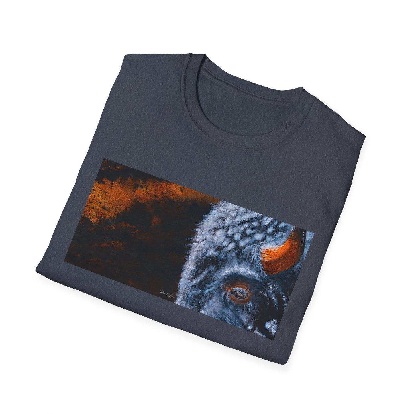 Storm Bison, Unisex Softstyle T-Shirt