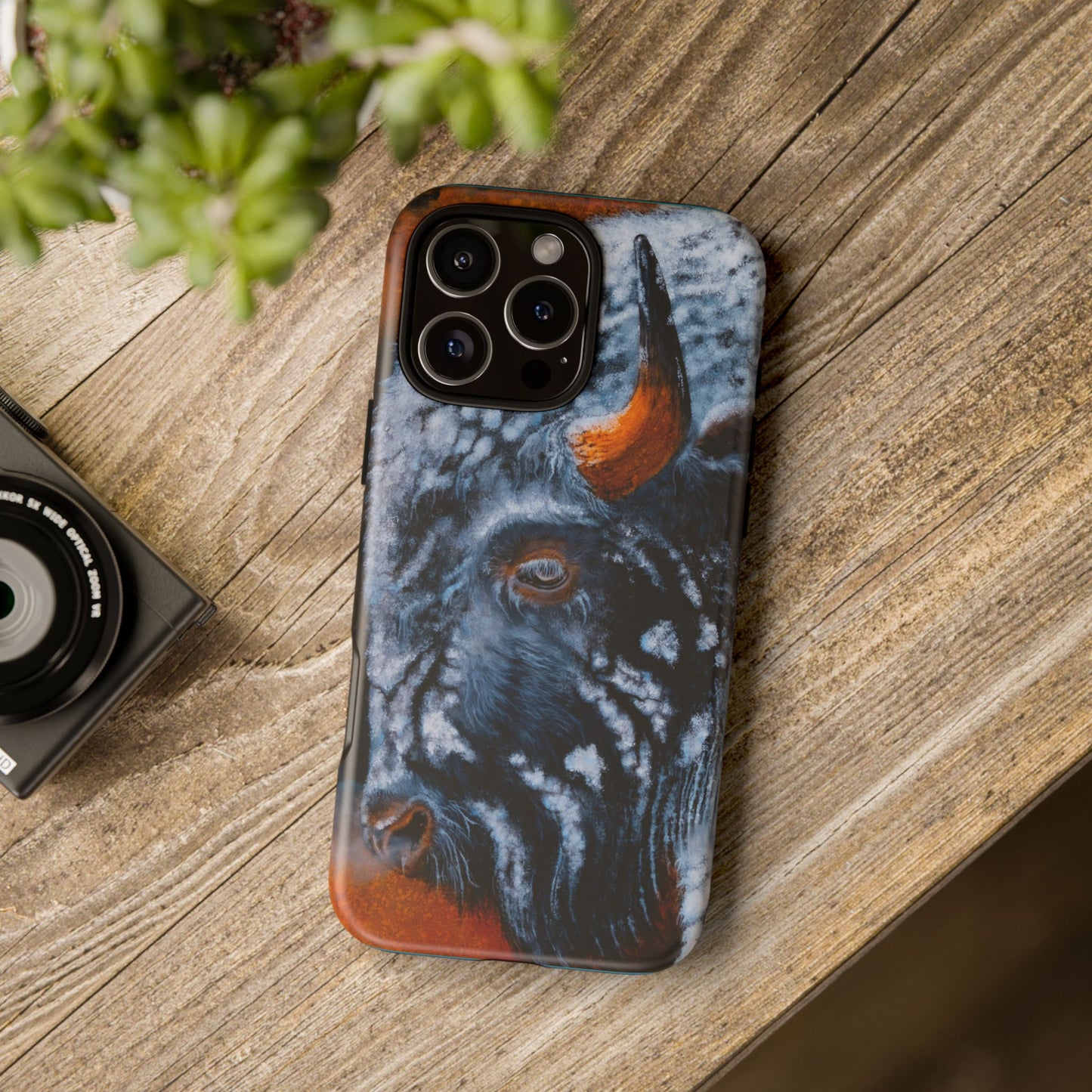 Storm Bison, Phone Case