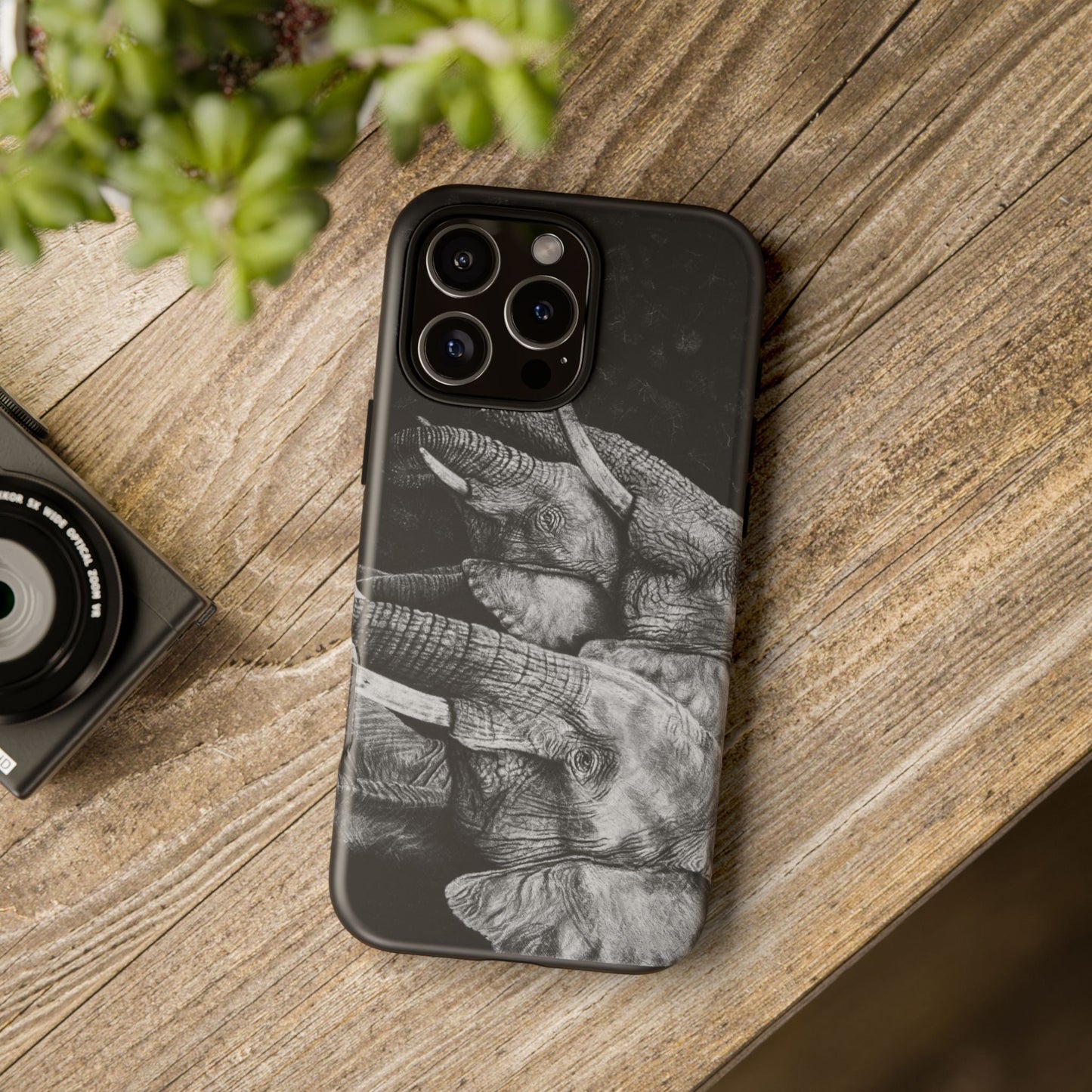 Brushland Bond. Elephant Art Tough Phone Case