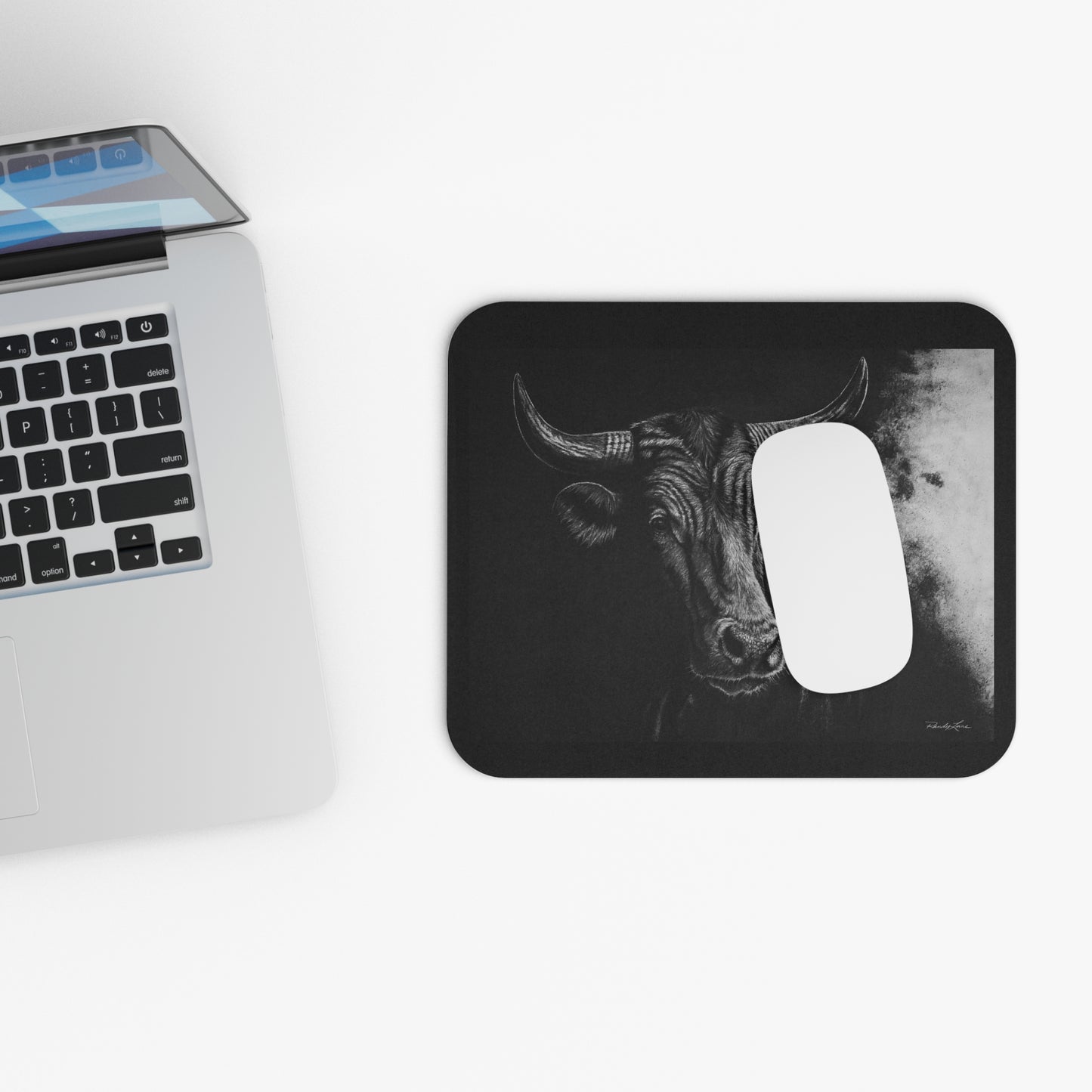 Stonebreaker. Bucking Bull Mouse Pad