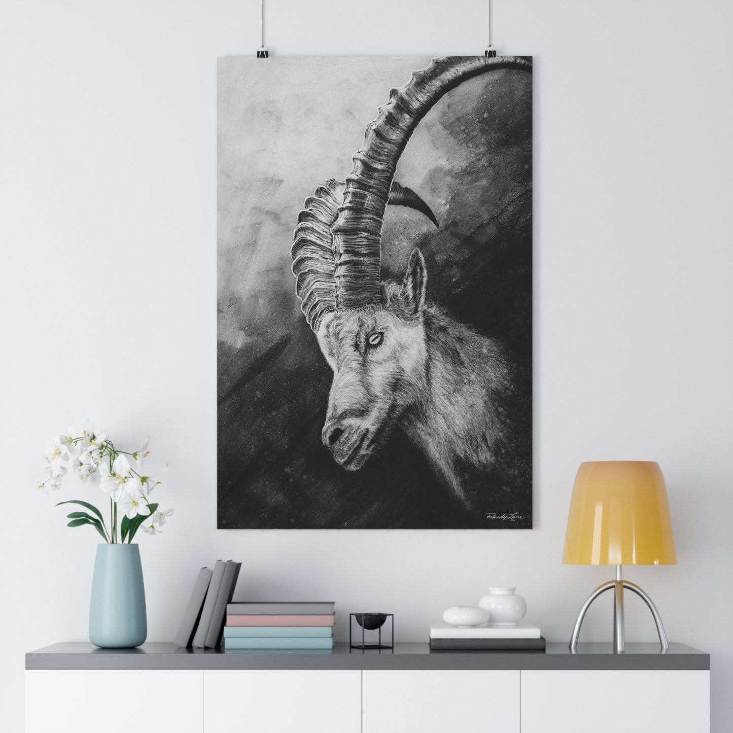 Apex, Alpine Mountain Goat Giclée Art Print