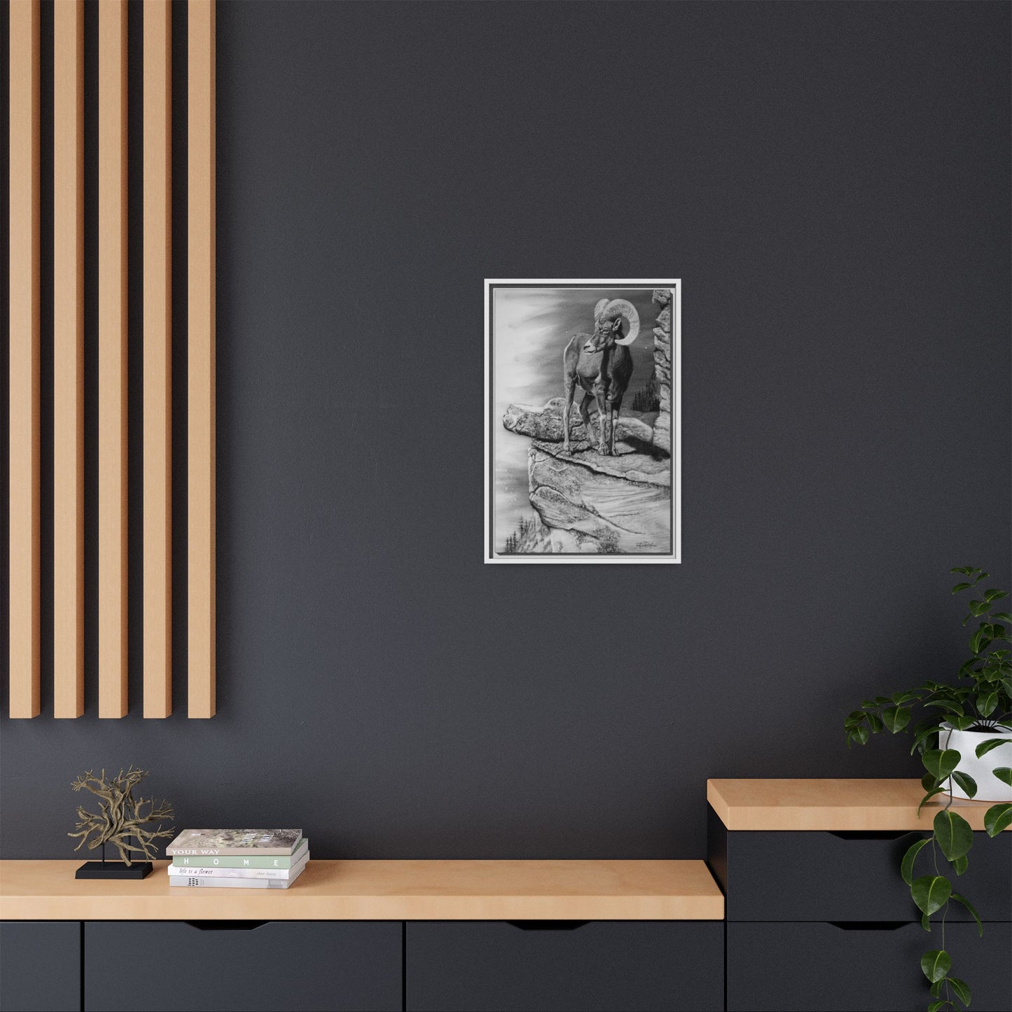 Legendary, Bighorn Sheep Framed Fine Art Print