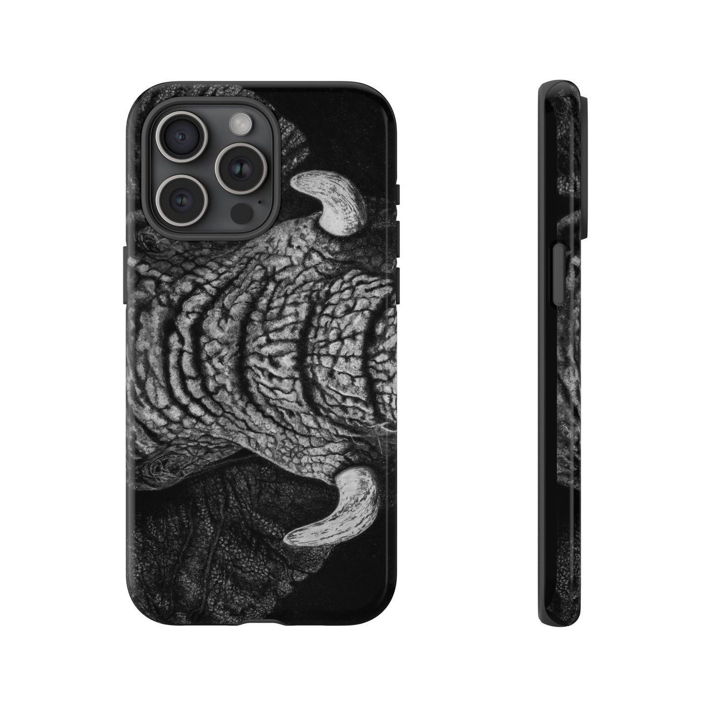 Ebony and Ivory, Elephant Phone Case, Tough Cases