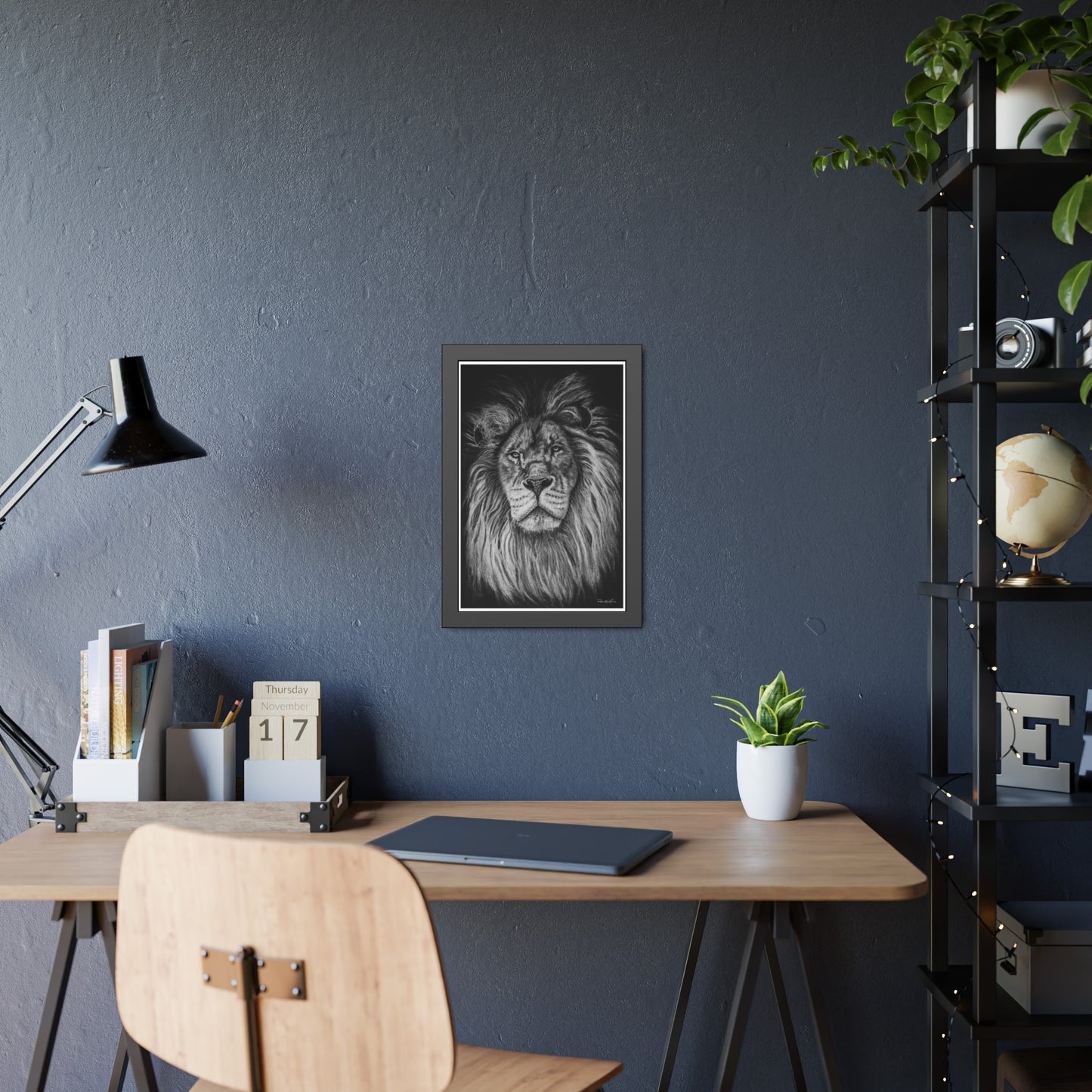 The Mane Event, Framed Fine Art Lion Prints