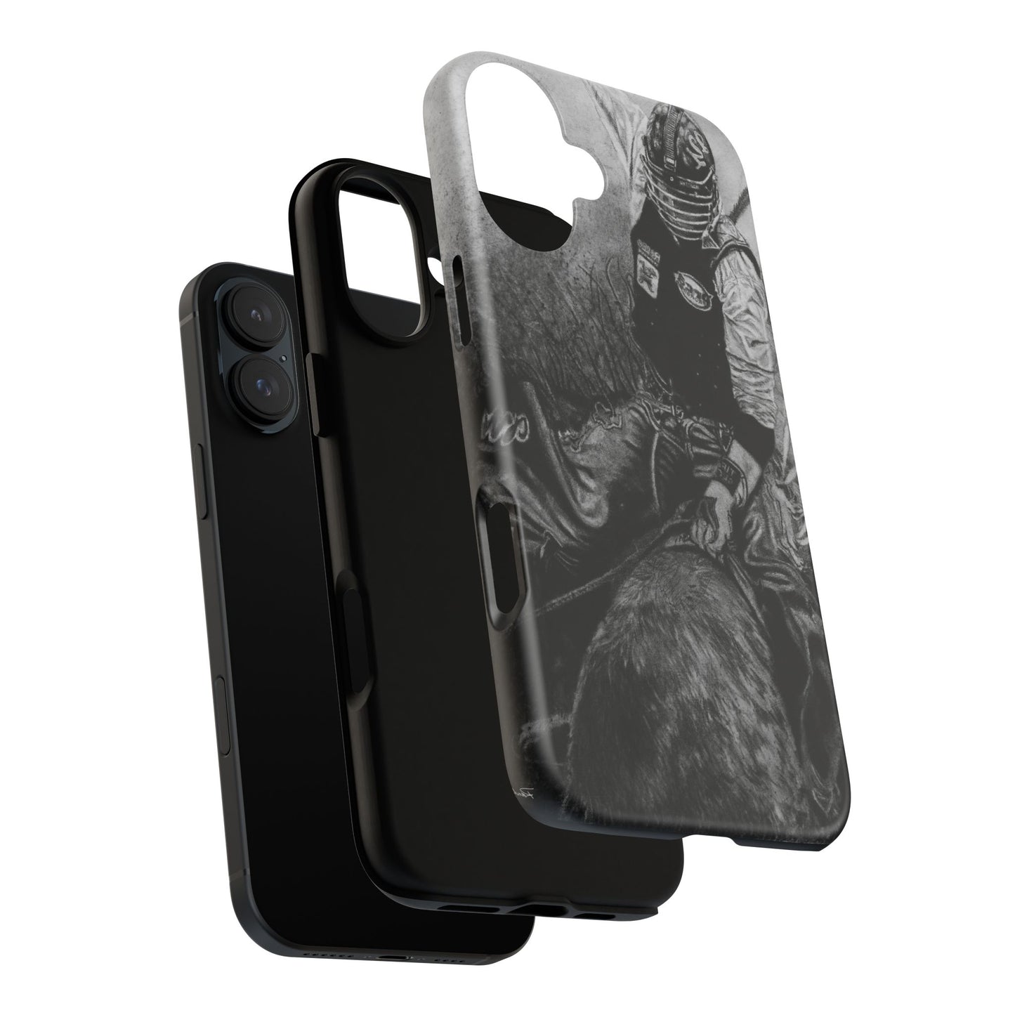 Gettin Frosty. Bull Rider Tough Cases: Durable Phone Case