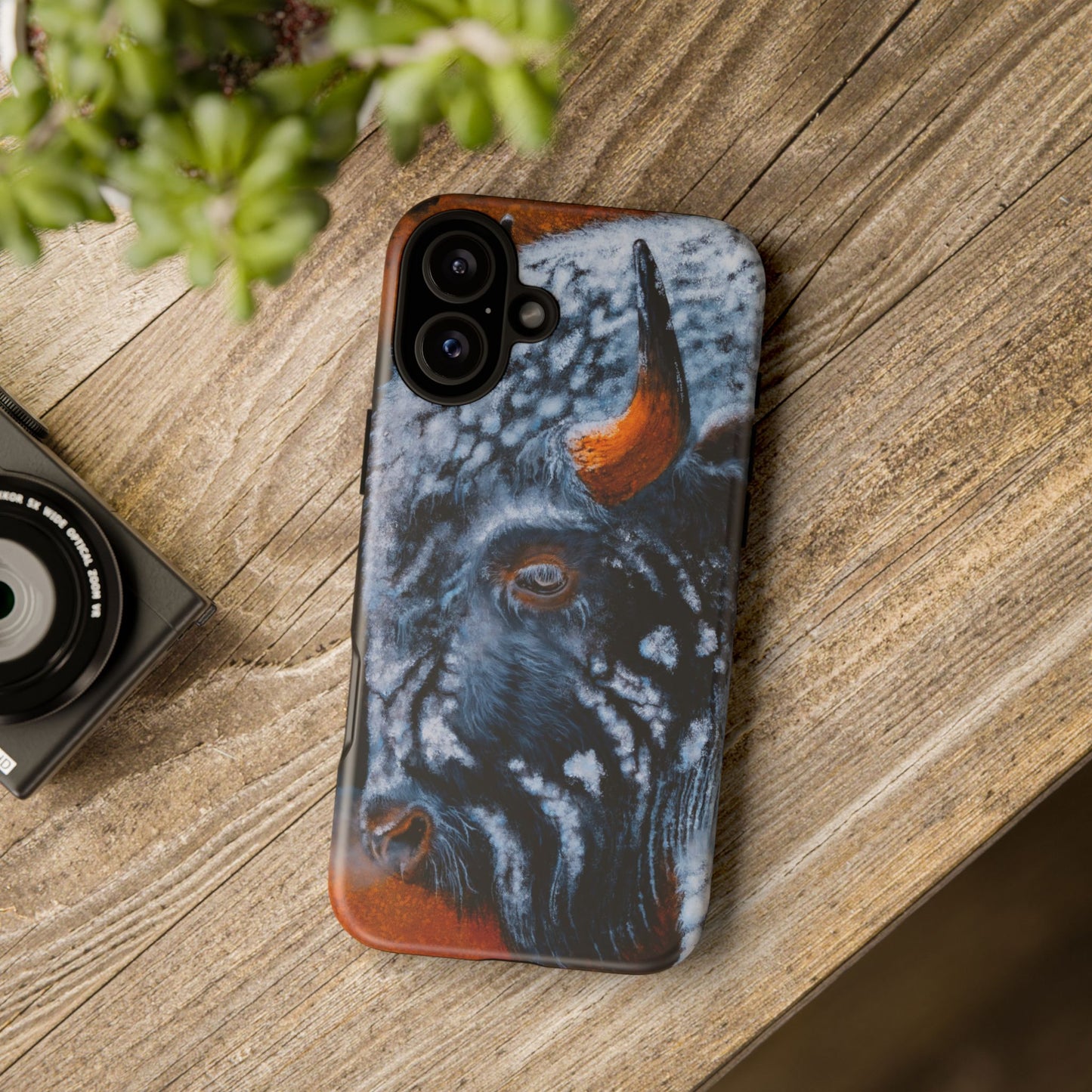 Storm Bison, Phone Case