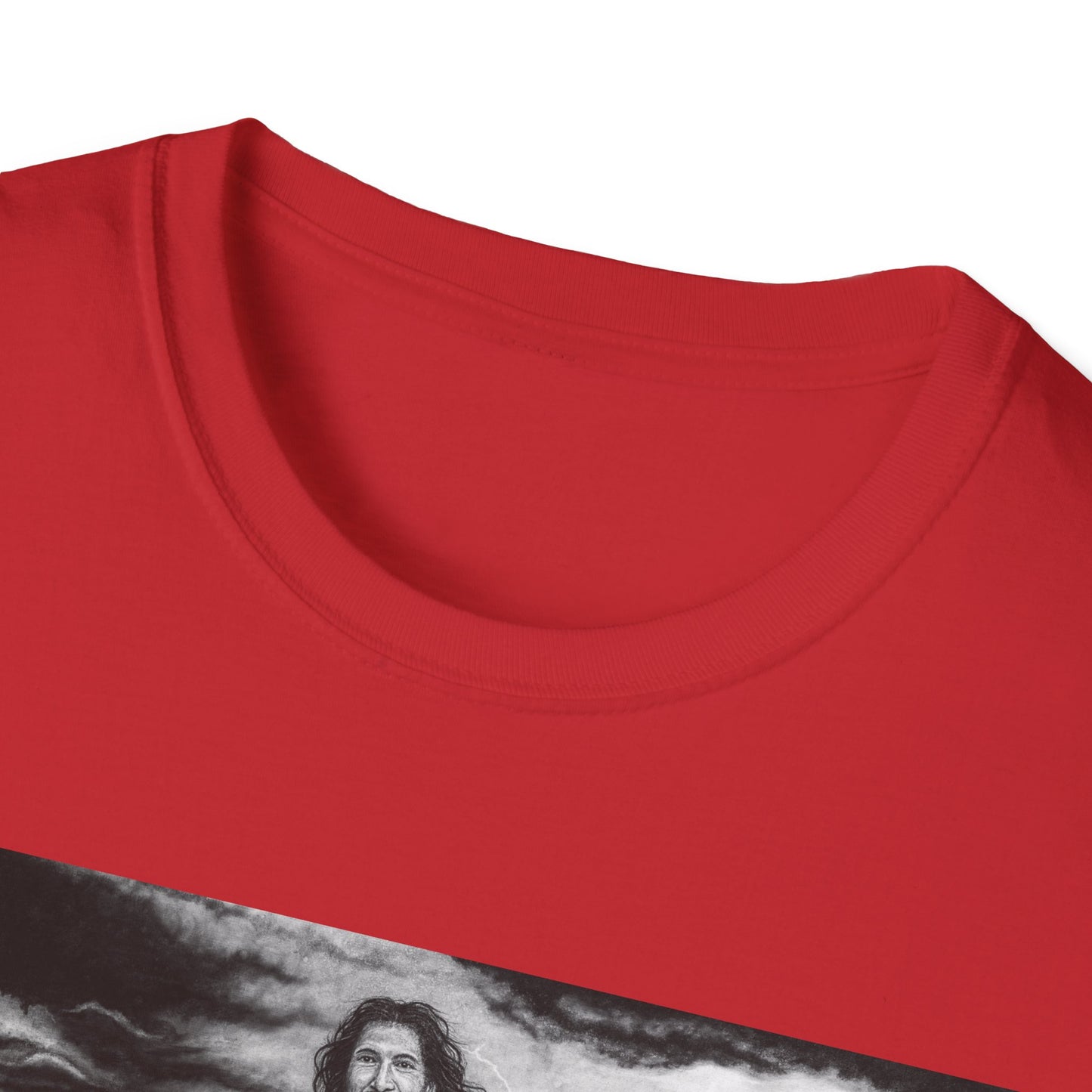 View from the Boat, Jesus Walking on Water Painting T-Shirt — Spiritual Christian Faith Tee