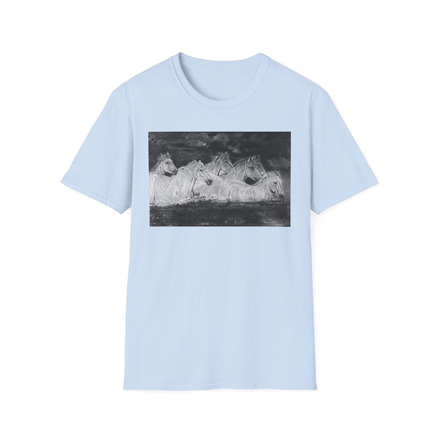 Night Swim, Horse Unisex Tee,
