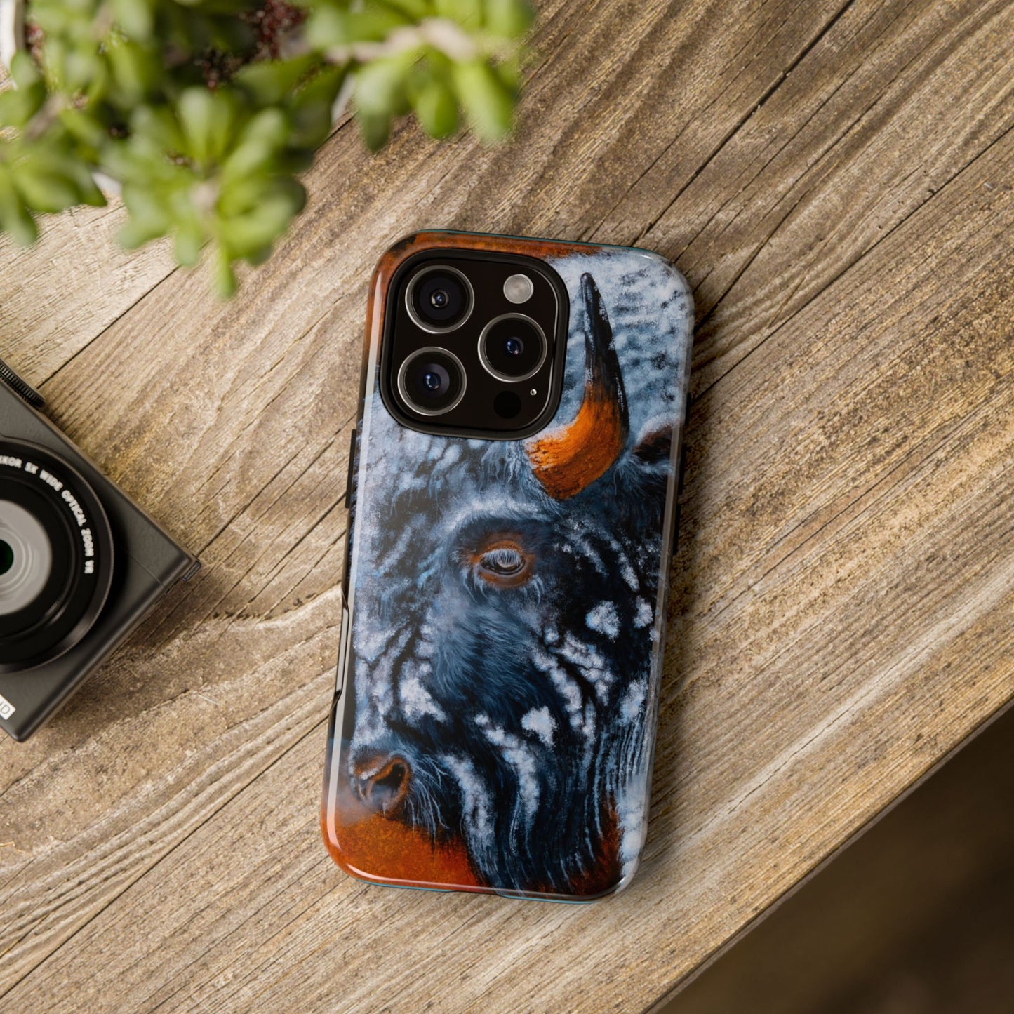Storm Bison, Phone Case