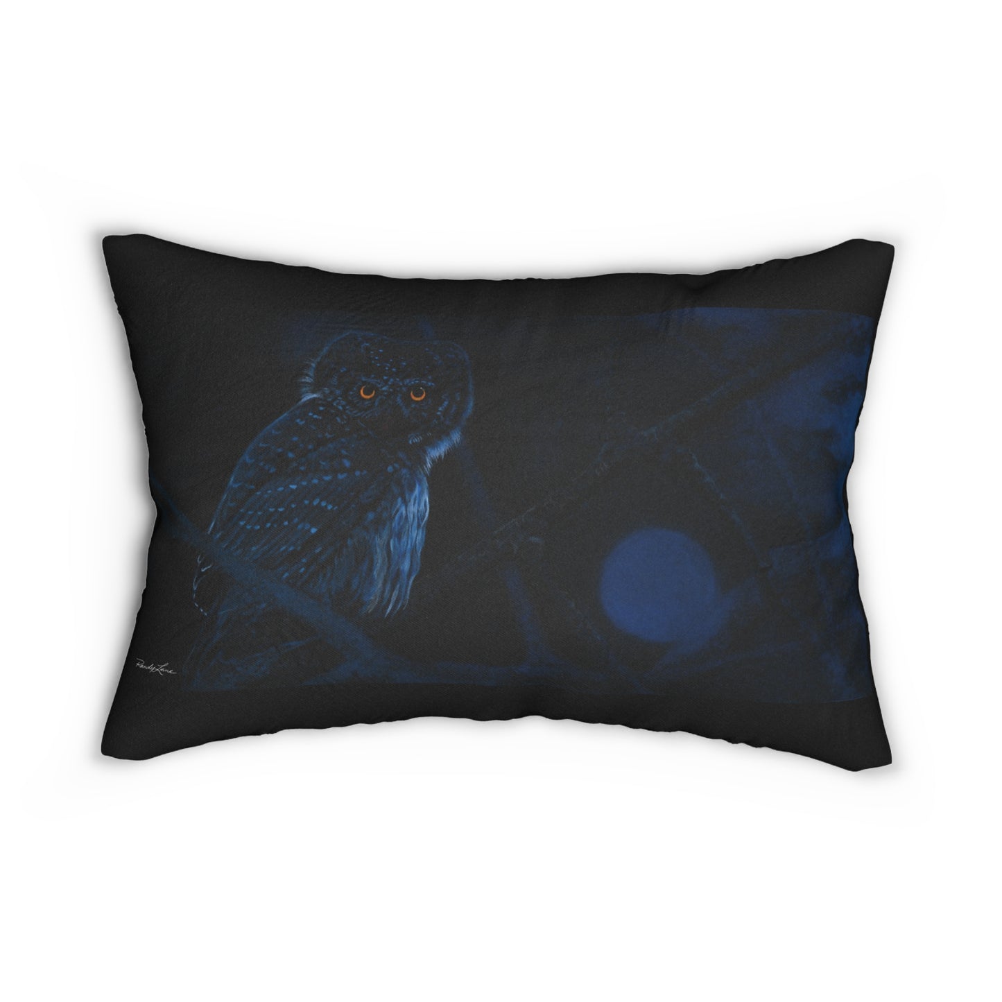Bright Eyes, Owl Lumbar Pillow