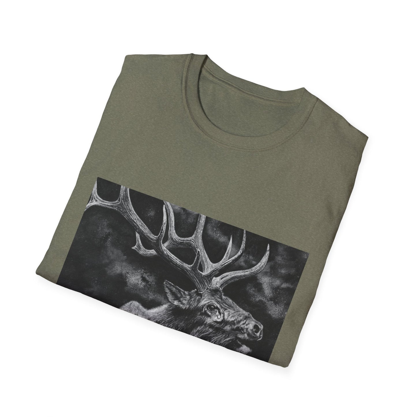 Gladiator, Elk Design Unisex Softstyle Tee