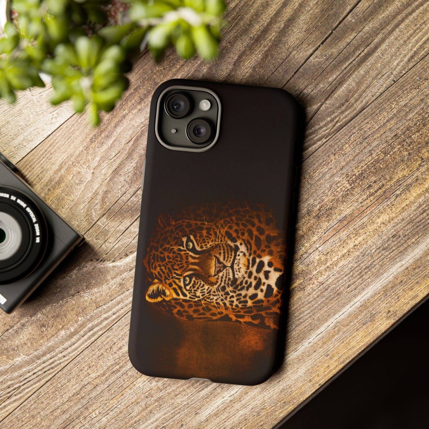 Shadow Hunter, Leopard Print Phone Case | Tough Cases