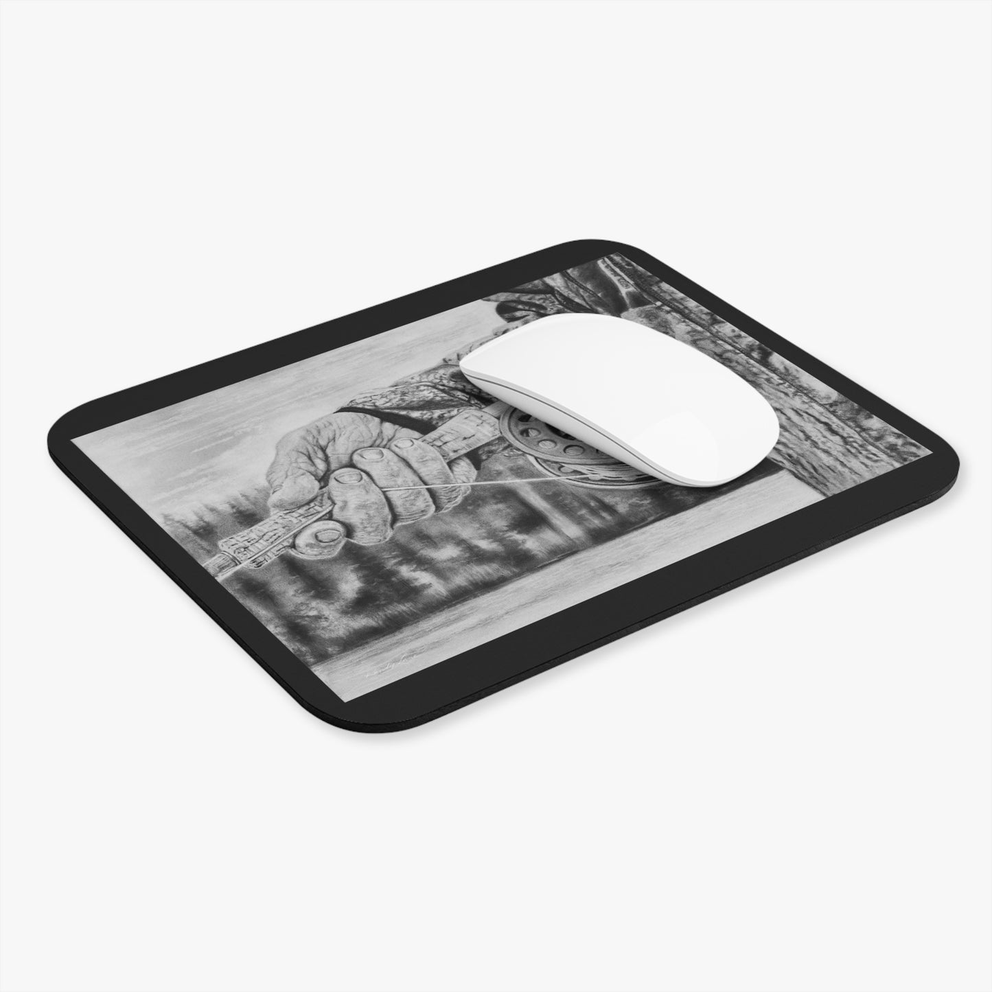 Therapy, Fishing Enthusiast Mouse Pad