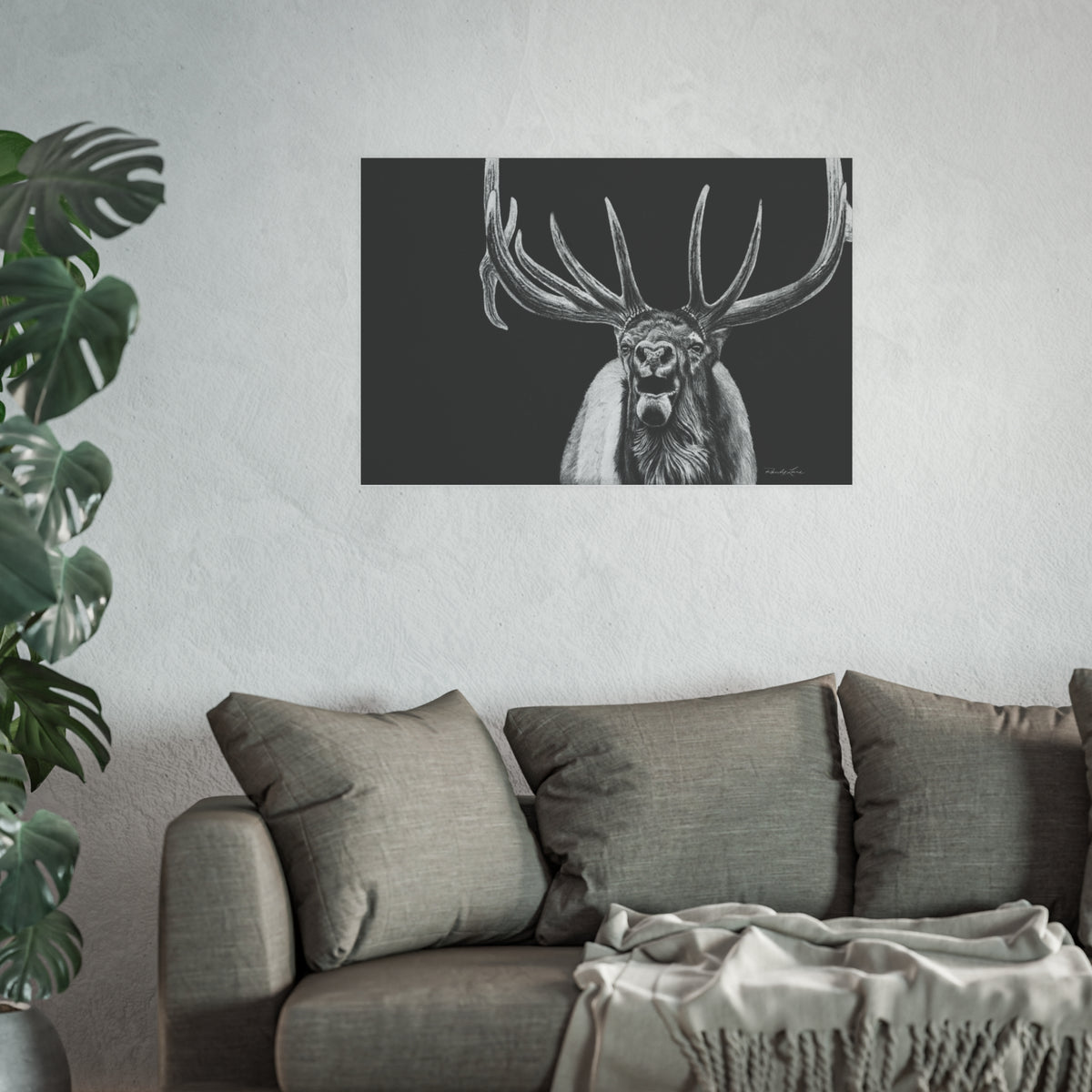 Heavy is the Crown, Bull Elk Fine Art Print (Satin or Archival Matte)