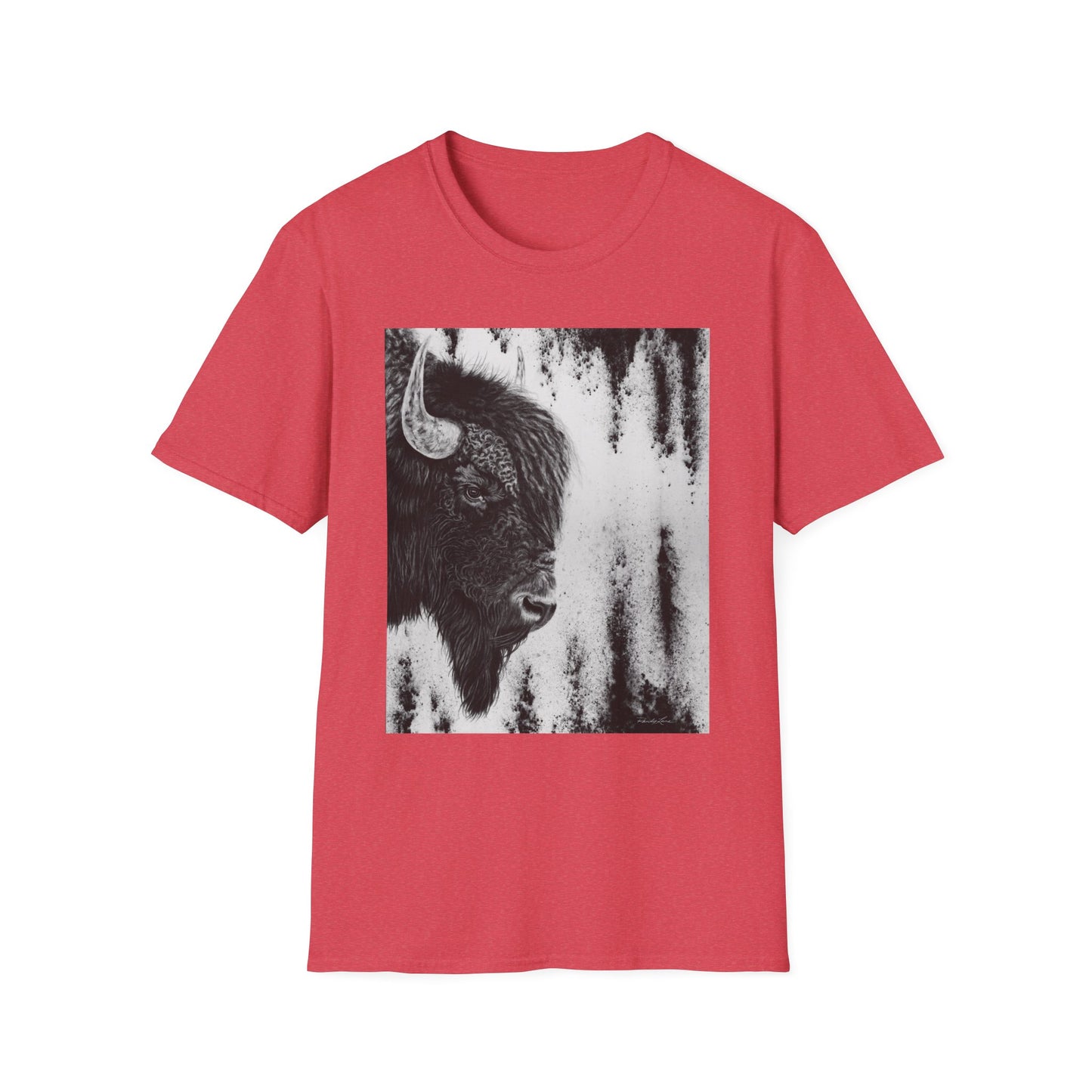 Pride, Bison Graphic Tee, Unisex Softstyle T-Shirt