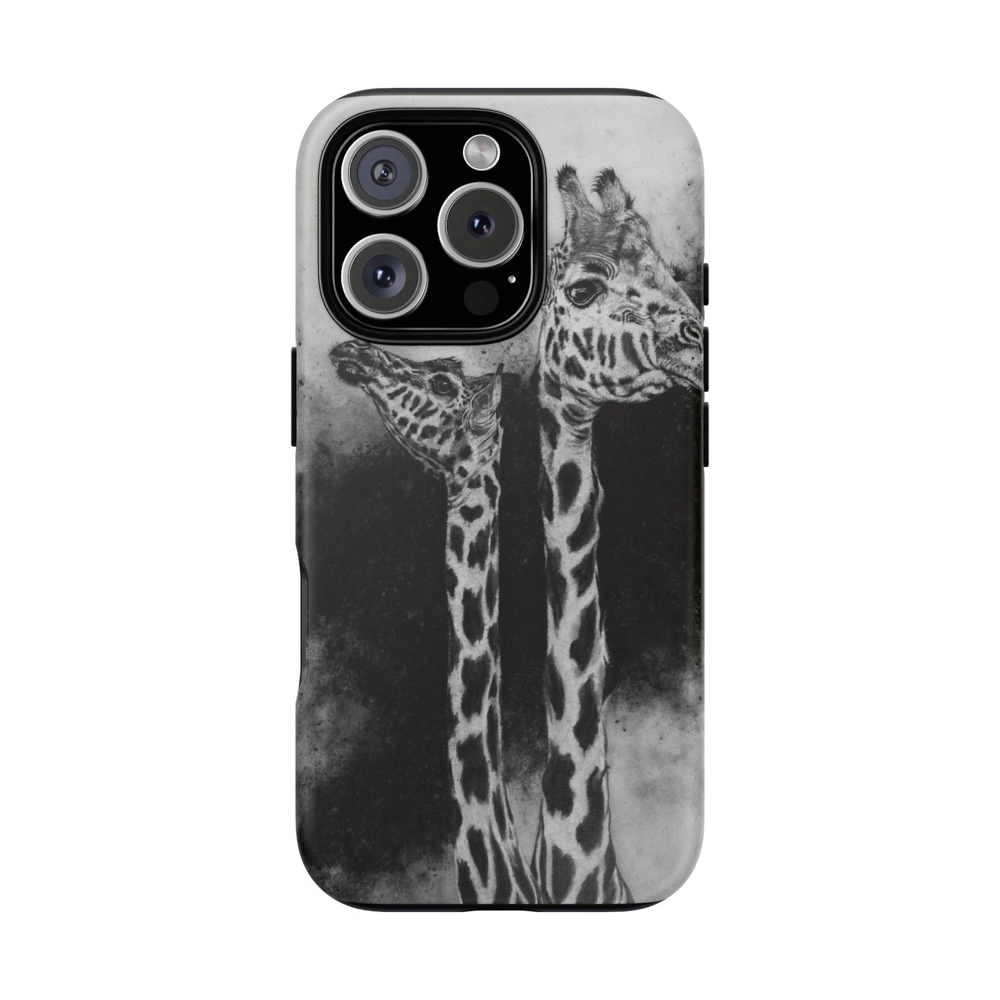 Grace in the Grassland, Giraffe Tough Phone Cases