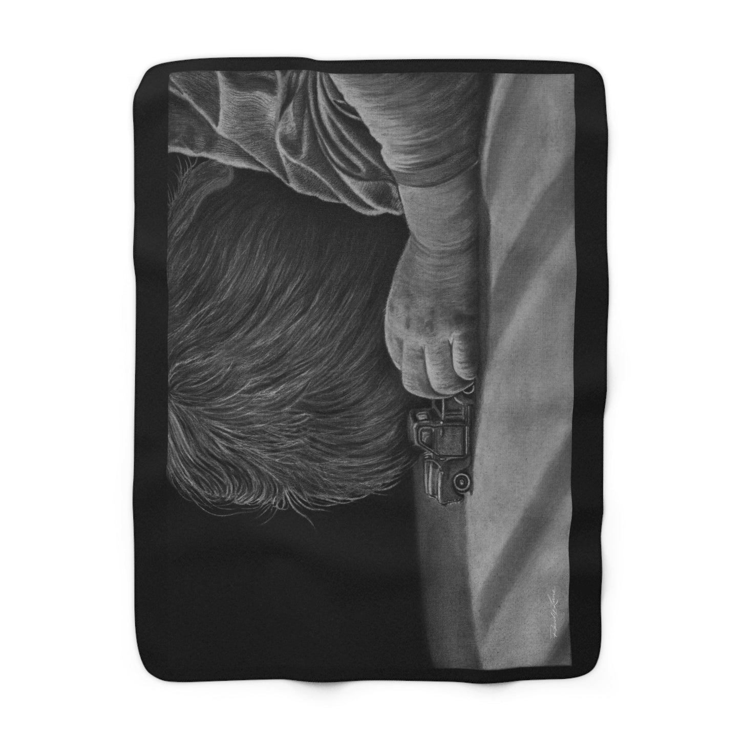 The Gift, Cozy Sherpa Fleece Blanket for Little Dreamers