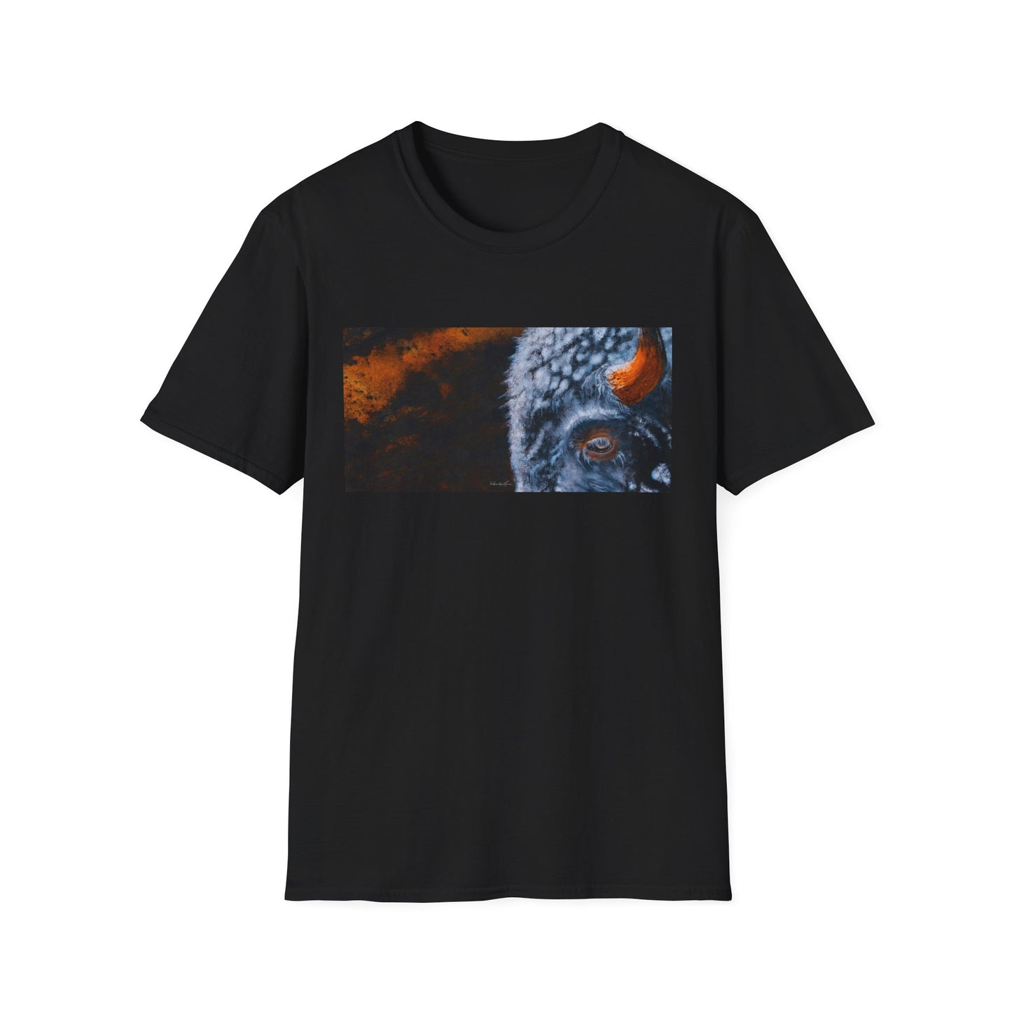 Storm Bison, Unisex Softstyle T-Shirt