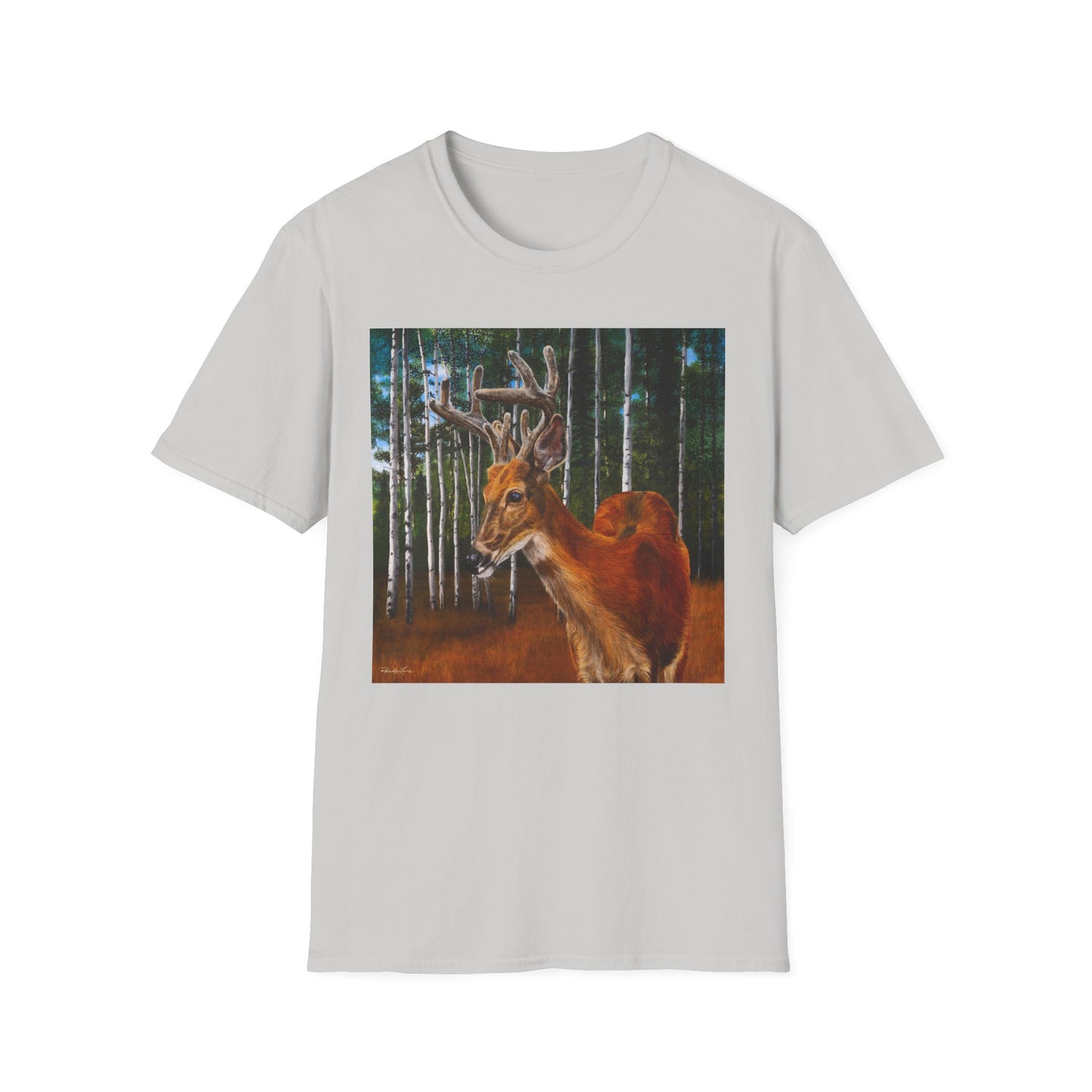 Velvet Crush, Deer Unisex Softstyle T-Shirt